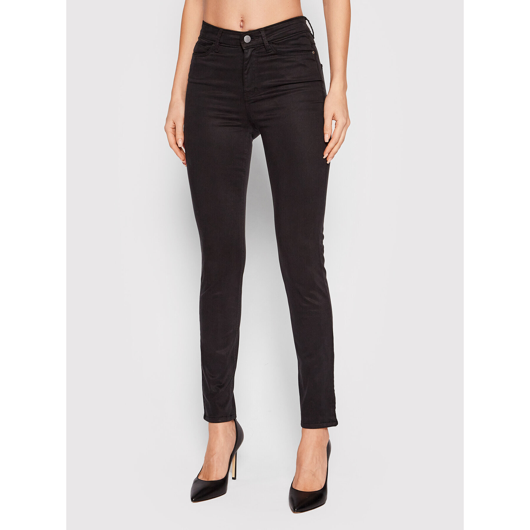 Guess Blugi 1981 W2RA46 W93CE Negru Skinny Fit - Pled.ro