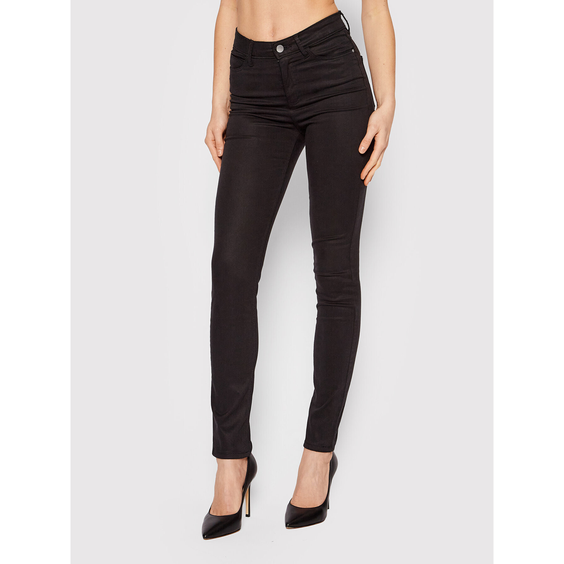 Guess Blugi 1981 W2RA46 W93CE Negru Skinny Fit - Pled.ro