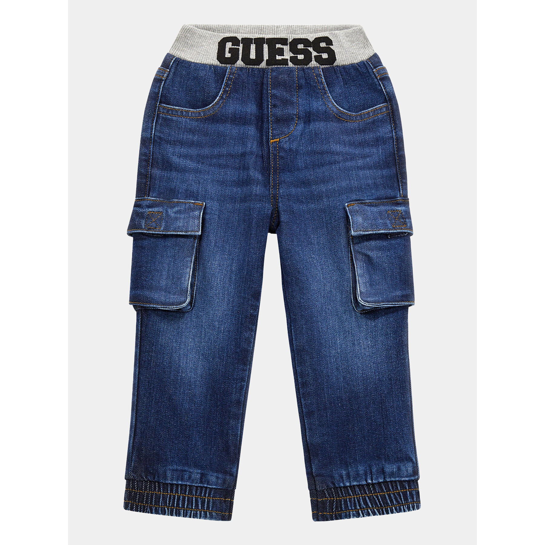 Guess Blugi Cargo N4RA01 D4GV0 Bleumarin Relaxed Fit - Pled.ro