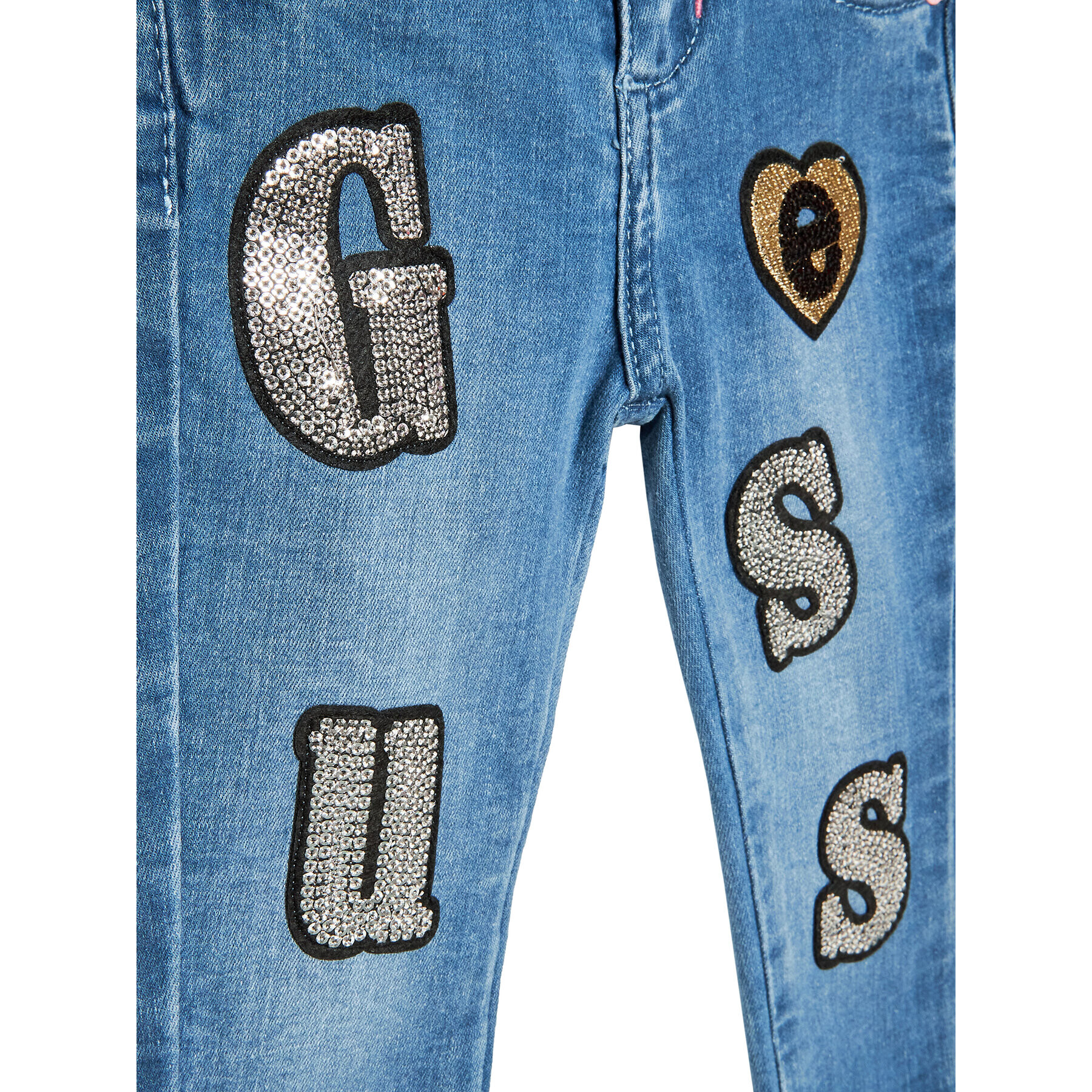 Guess Blugi K3RA05 D4CA0 Albastru Slim Fit - Pled.ro