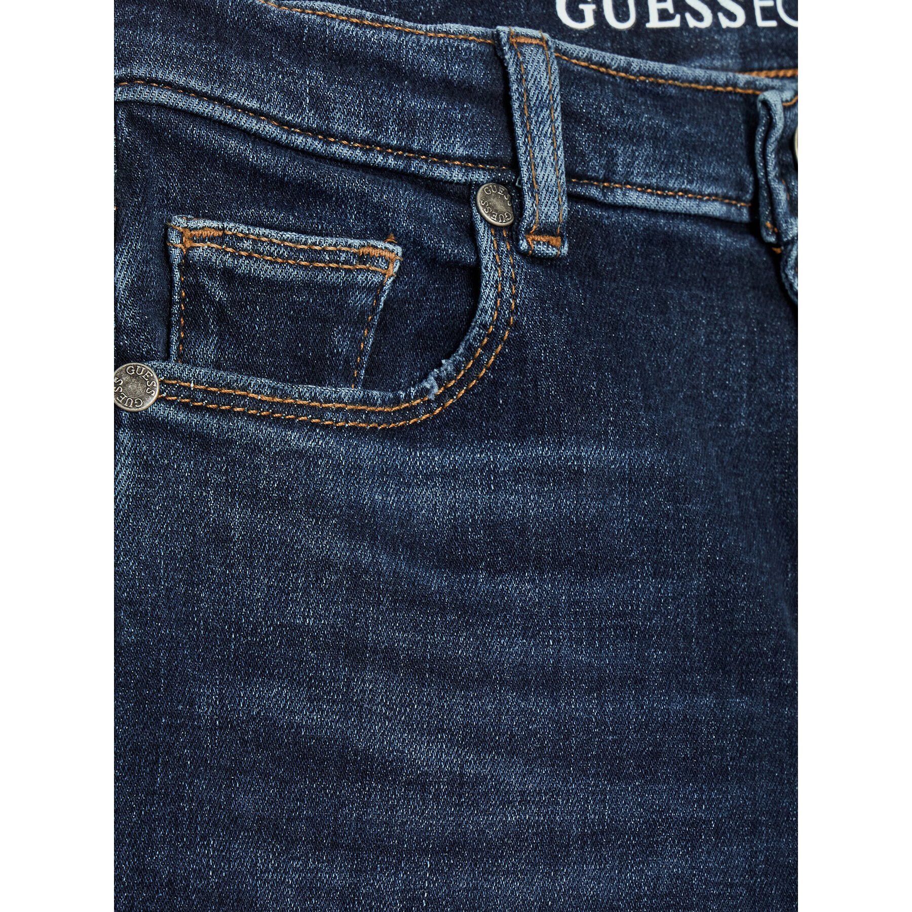 Guess Blugi L2BA06 D4AK0 Bleumarin Slim Fit - Pled.ro