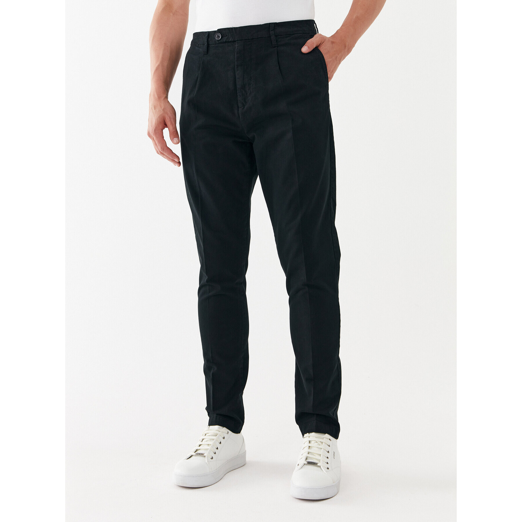 Guess Blugi M3YB27WFIO3 Negru Slim Fit - Pled.ro