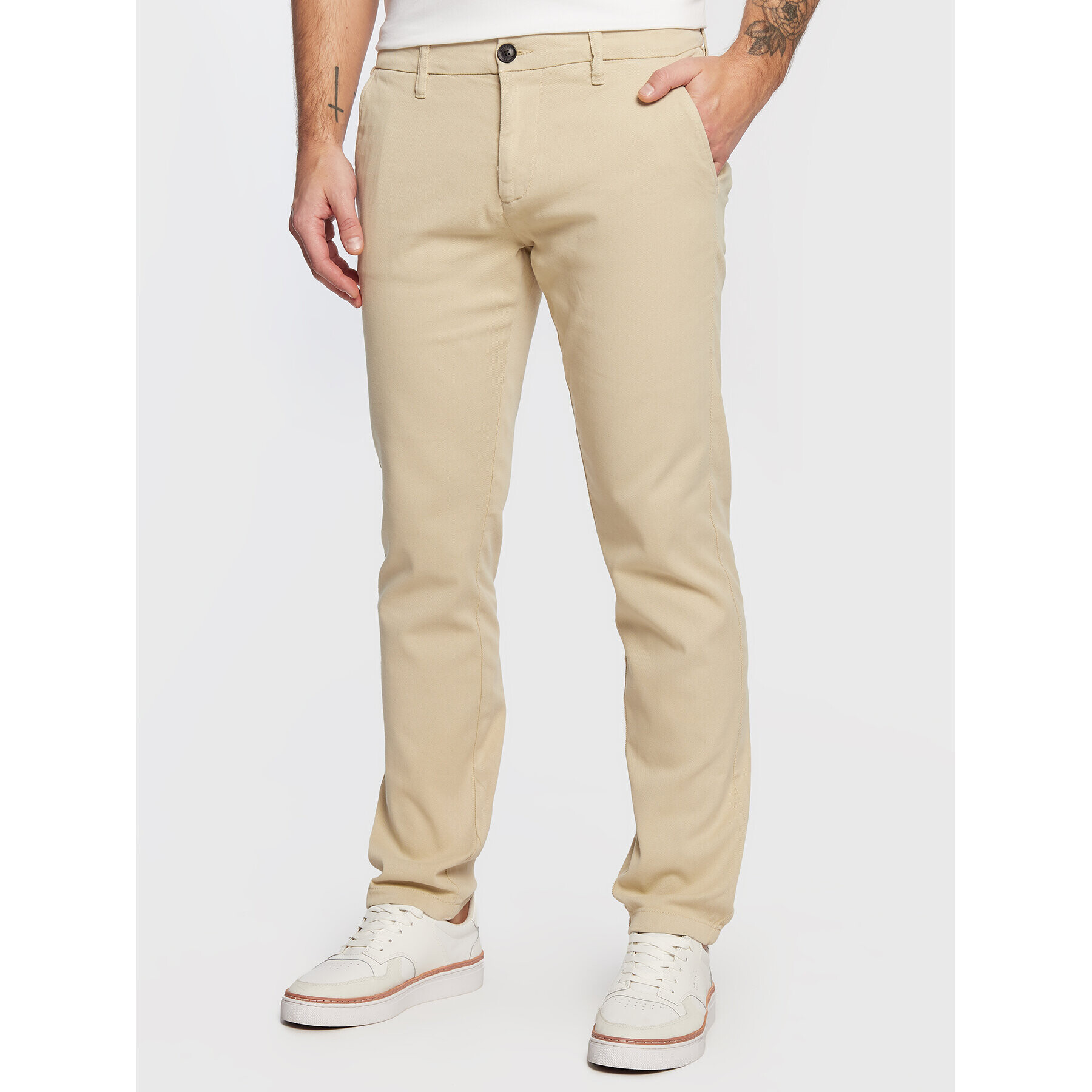 Guess Blugi Myron M3RB26 WF5U3 Bej Slim Fit - Pled.ro