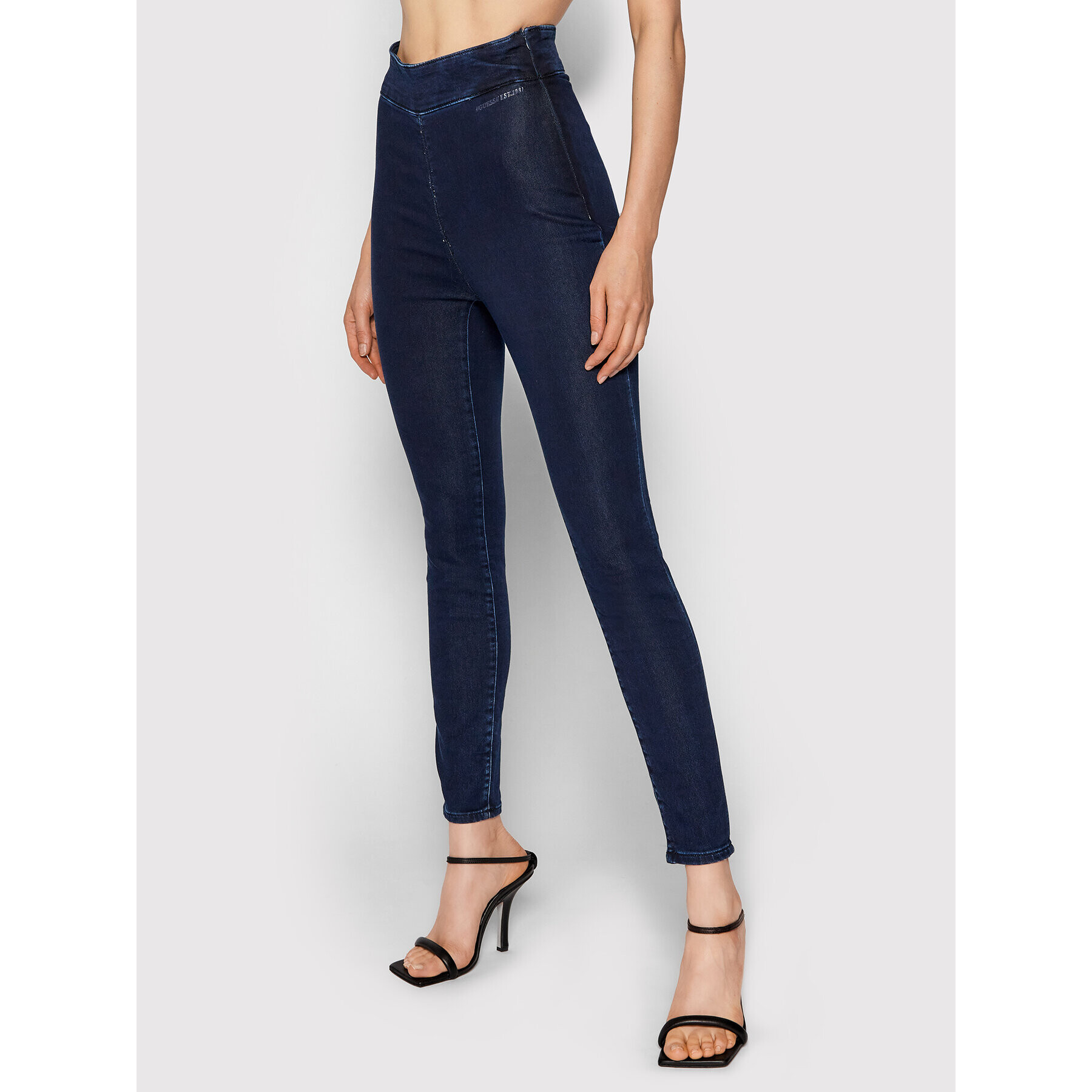 Guess Jeggings Priscy W1YA49 D4ES1 Bleumarin Jegging Fit - Pled.ro