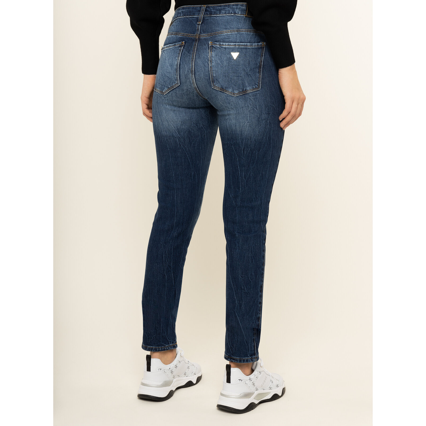 Guess Blugi Sexy Curve W01AJ3 D3XR2 Bleumarin Skinny Fit - Pled.ro