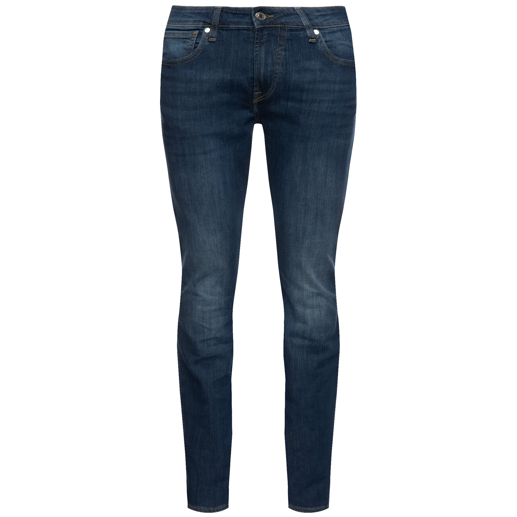 Guess Blugi Slim Fit M92AN2 D3KS1 Bleumarin Slim Fit - Pled.ro