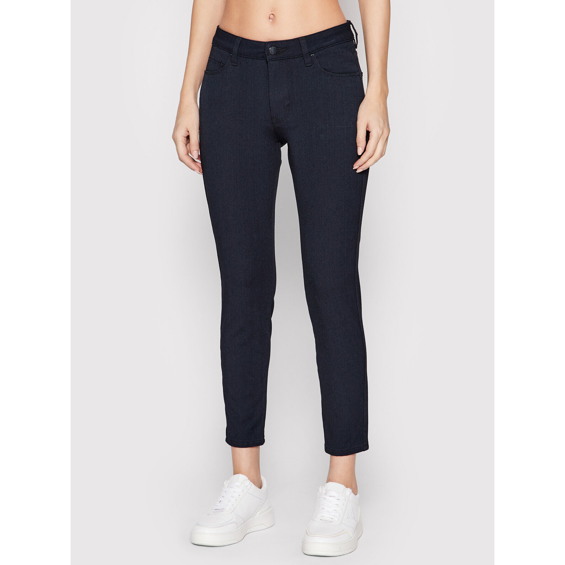 Guess Blugi W2YAJ3 D4PQ1 Bleumarin Skinny Fit - Pled.ro