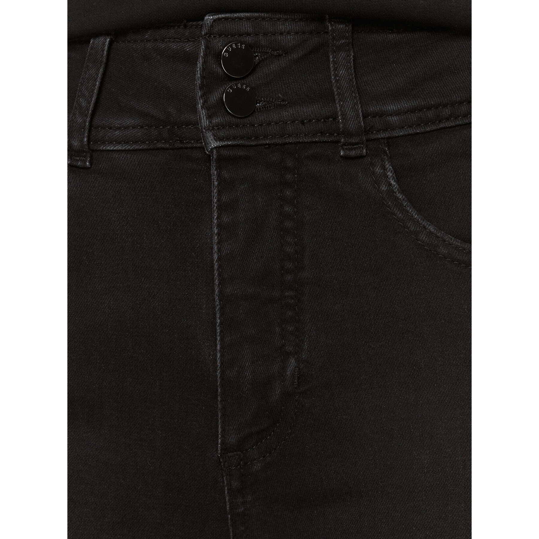 Guess Blugi W4RA3 4D59I1 Negru Skinny Fit - Pled.ro