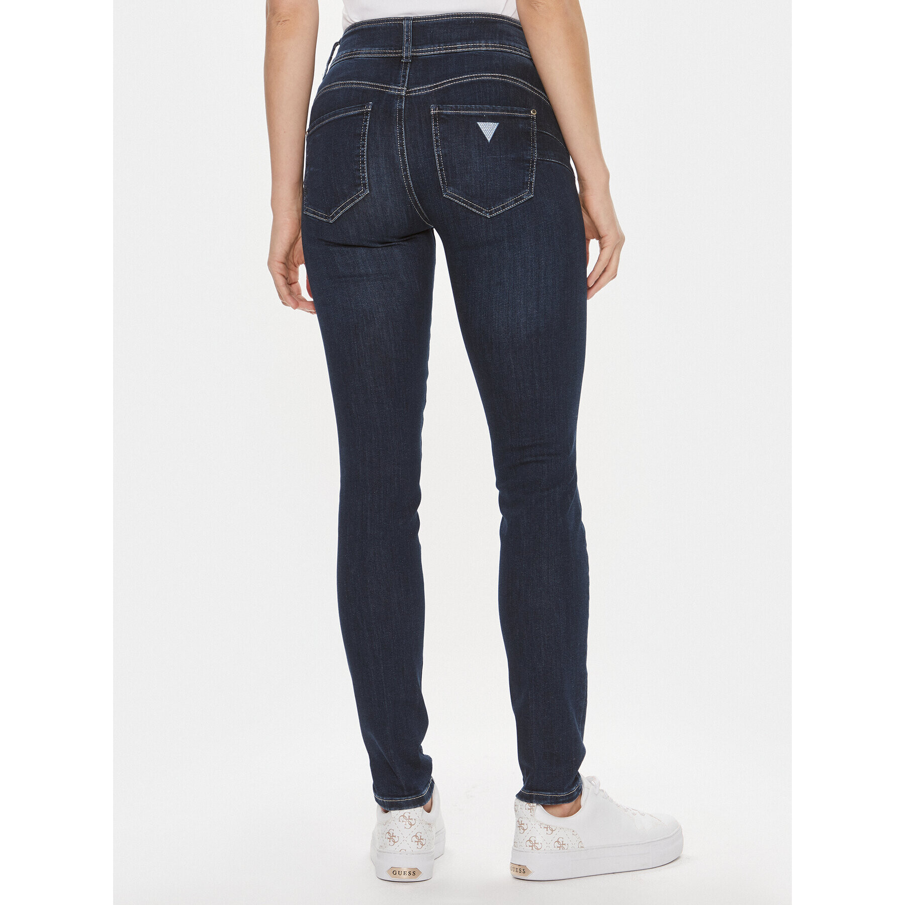 Guess Blugi W4RA34 D59F1 Bleumarin Skinny Fit - Pled.ro