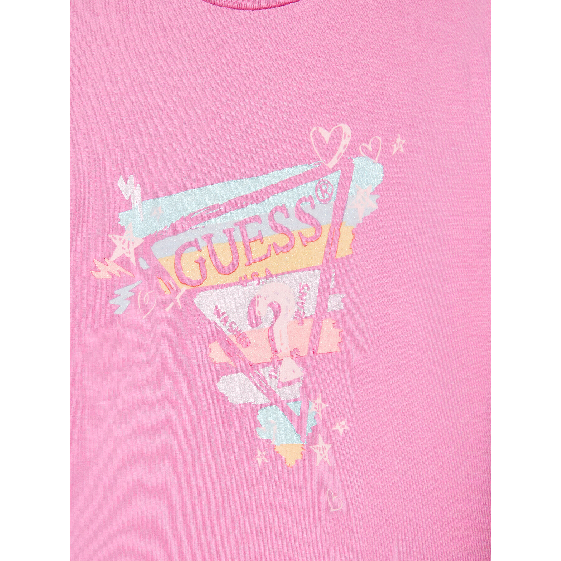 Guess Bluză A3RI03 K6YW3 Roz Regular Fit - Pled.ro