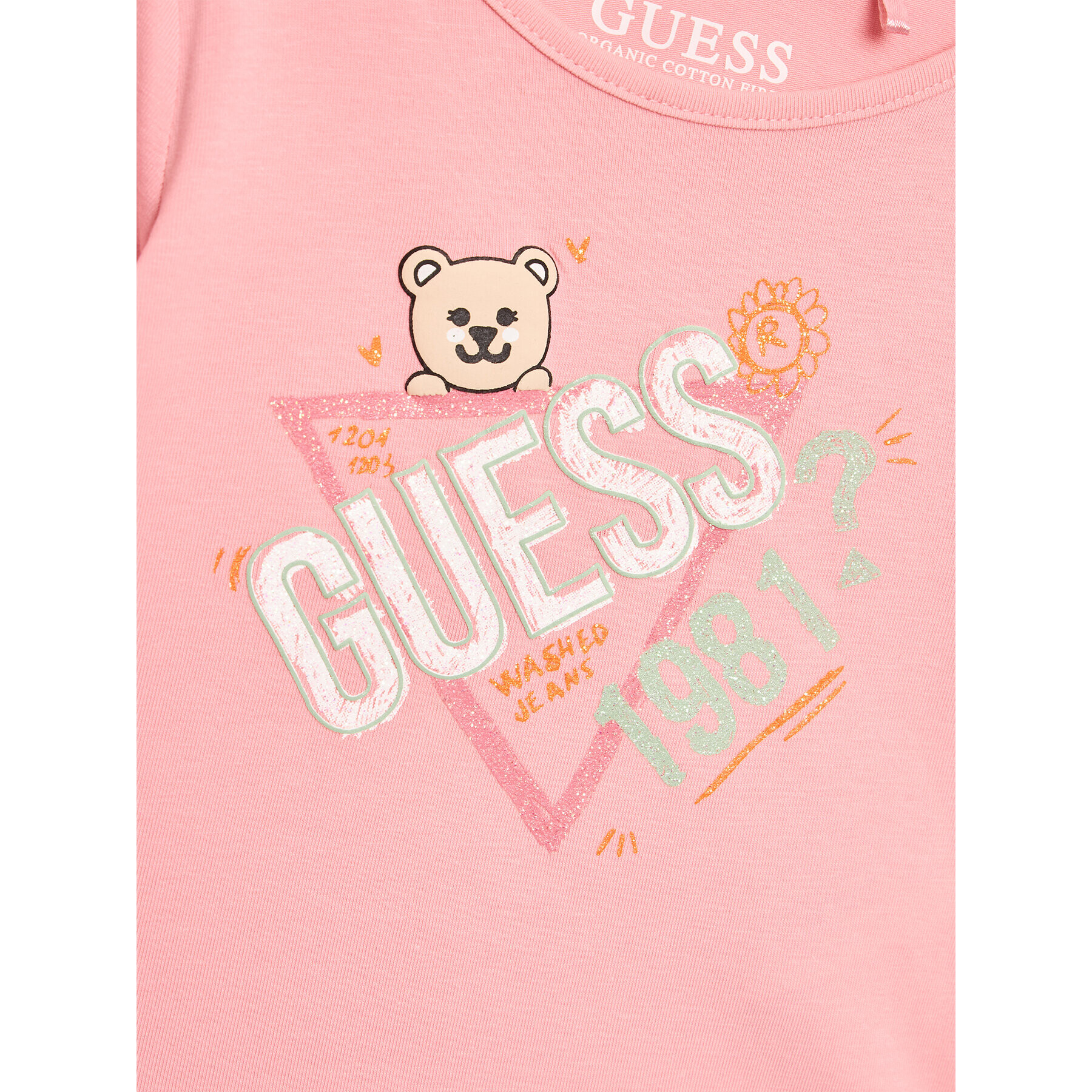 Guess Bluză A3YI06 K6YW4 Roz Regular Fit - Pled.ro