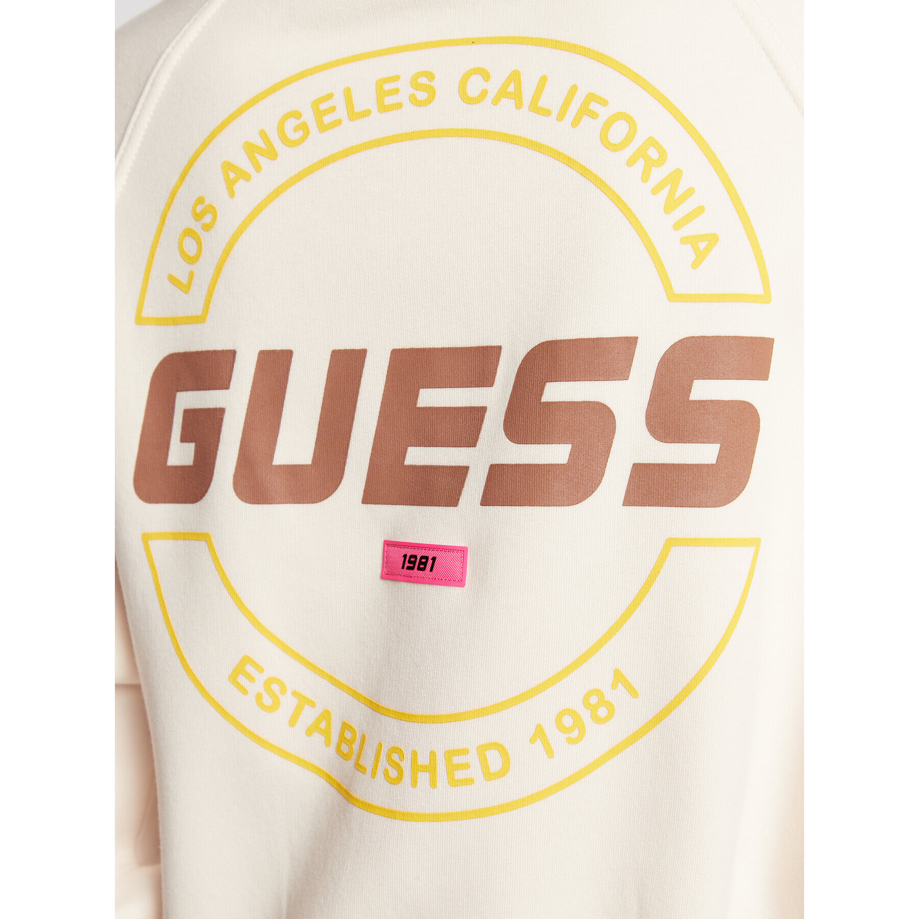 Guess Bluză Adrianna V3RQ00 KBGQ2 Écru Regular Fit - Pled.ro