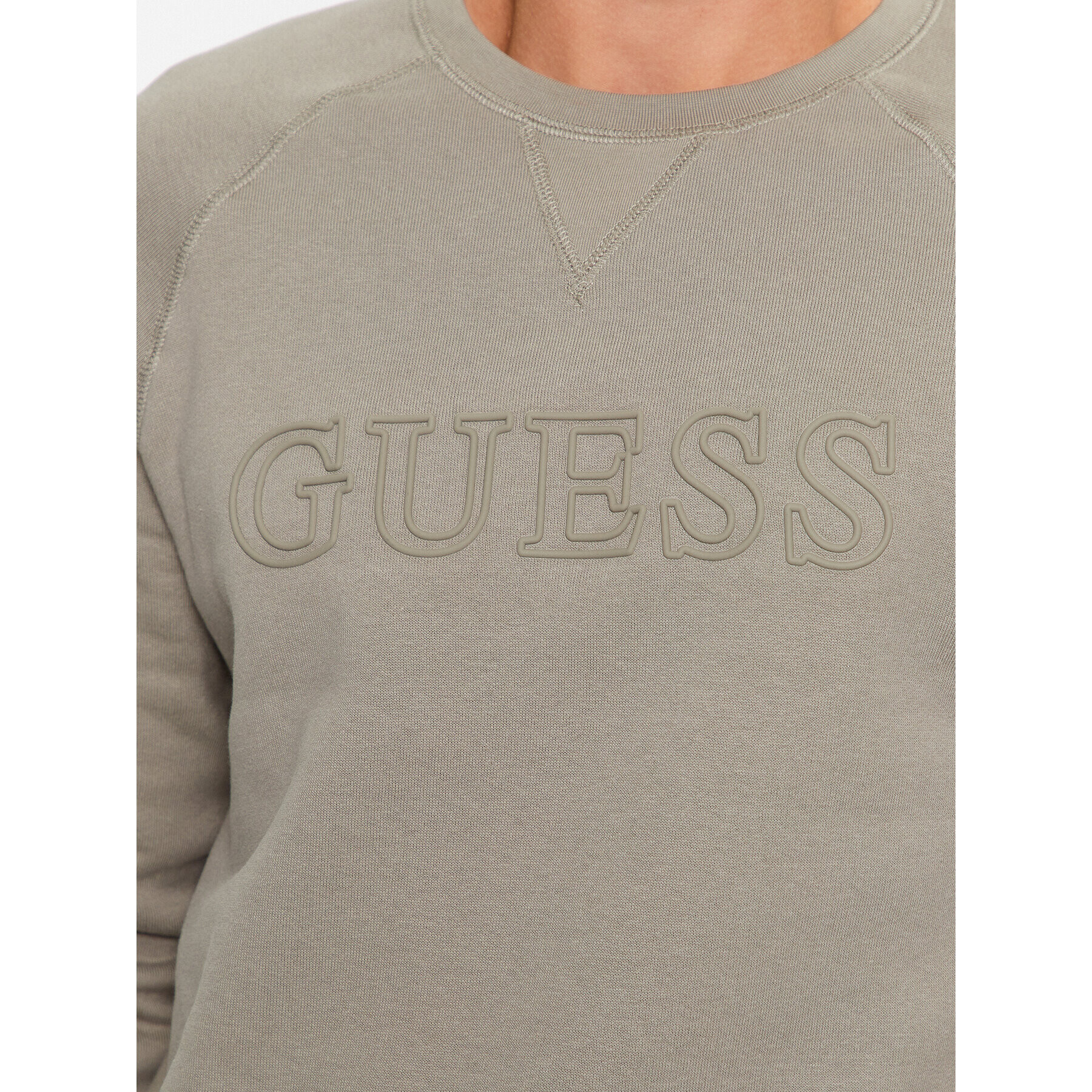 Guess Bluză Aldwin Z2YQ27 K9V31 Kaki Regular Fit - Pled.ro