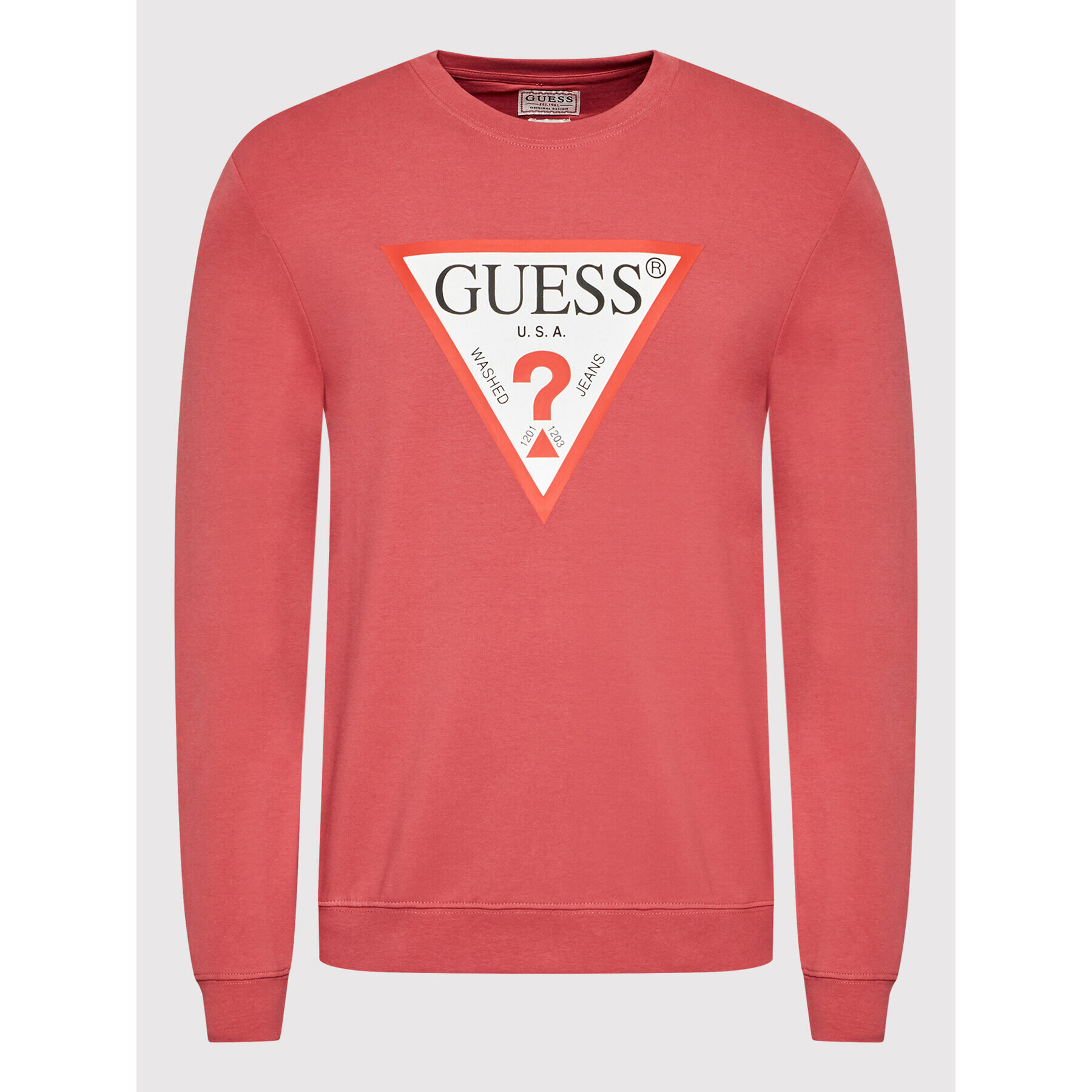 Guess Bluză Audley M2YQ37 K6ZS1 Roșu Slim Fit - Pled.ro