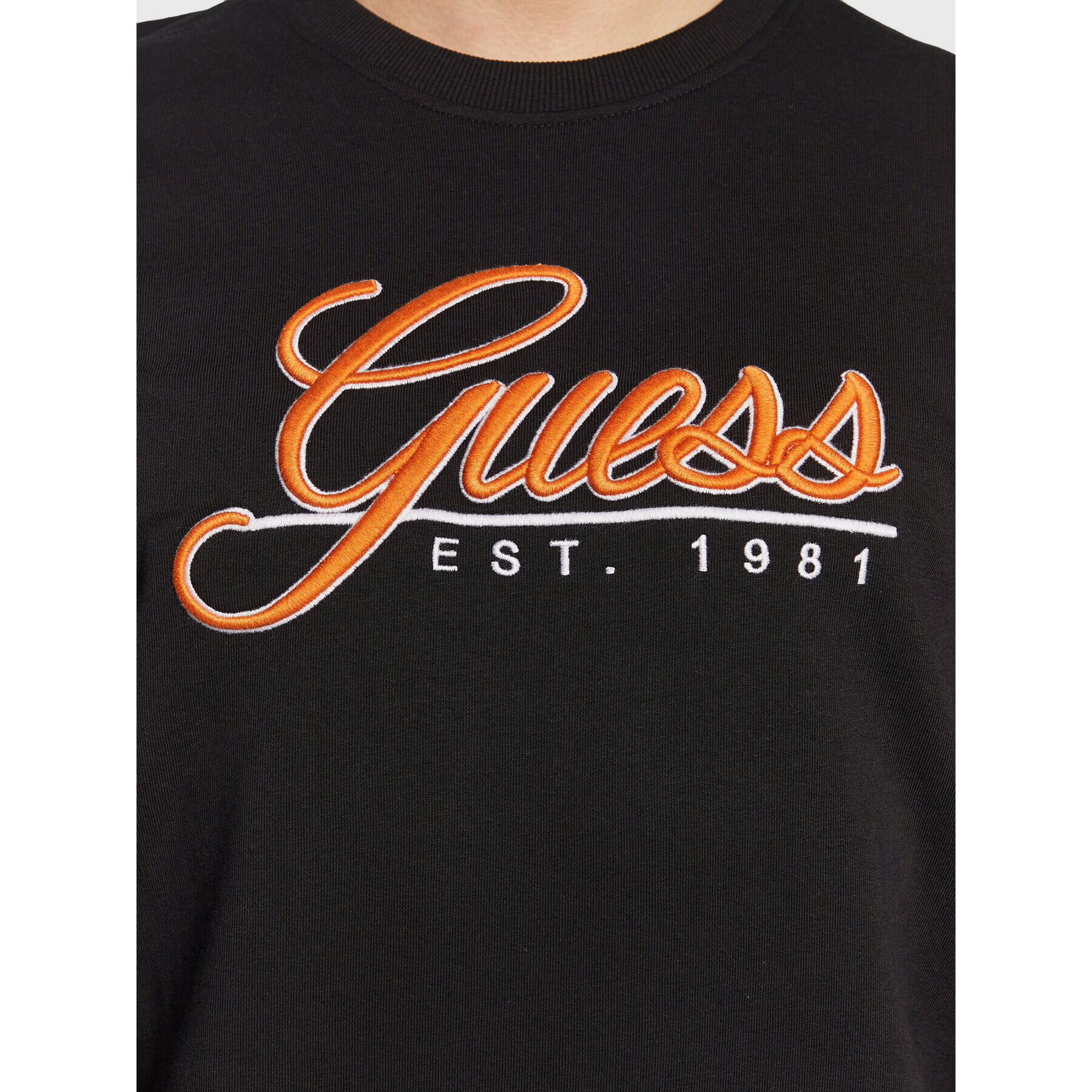 Guess Bluză Beau M3GQ08 KBK32 Negru Slim Fit - Pled.ro