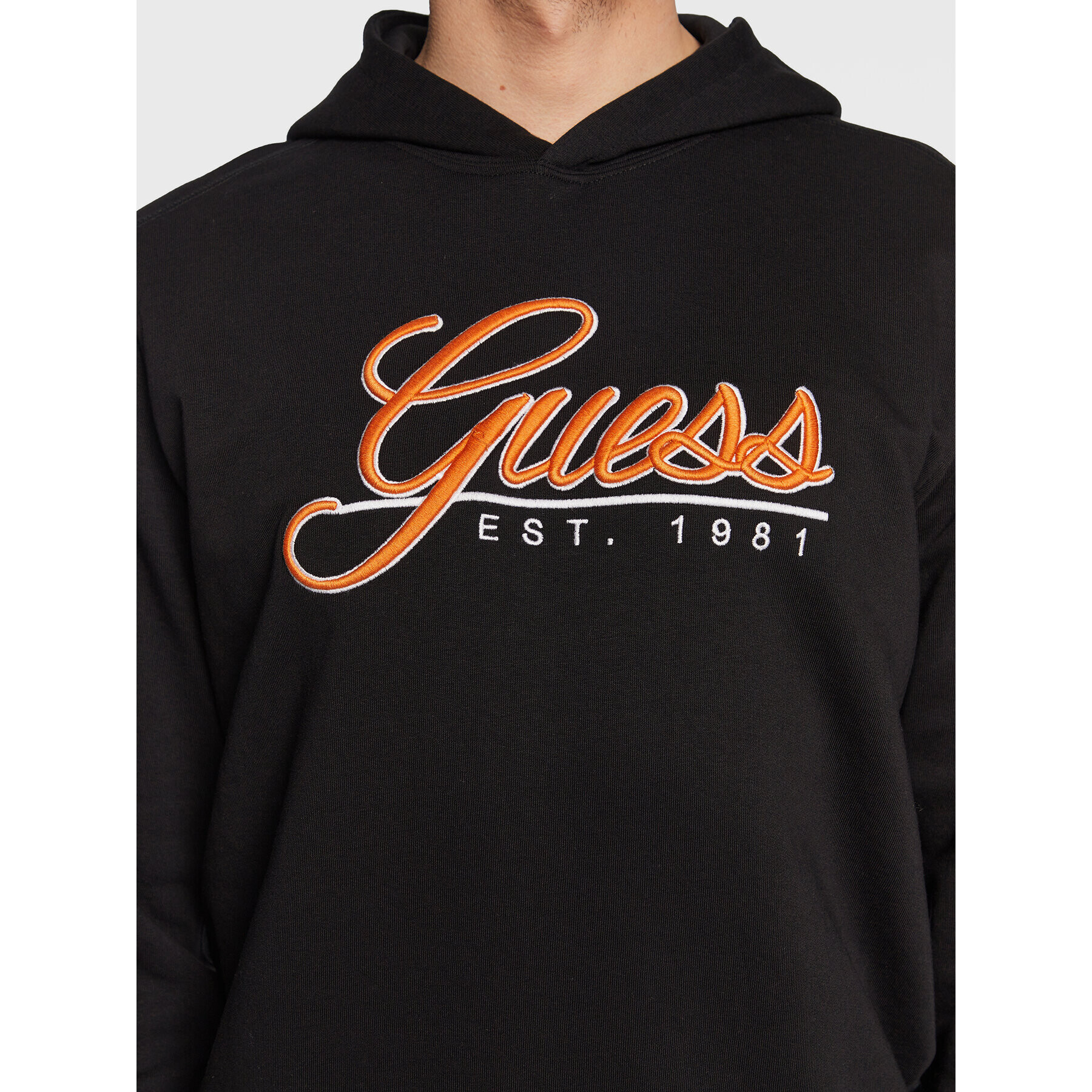 Guess Bluză Beau M3GQ36 KBK32 Negru Slim Fit - Pled.ro