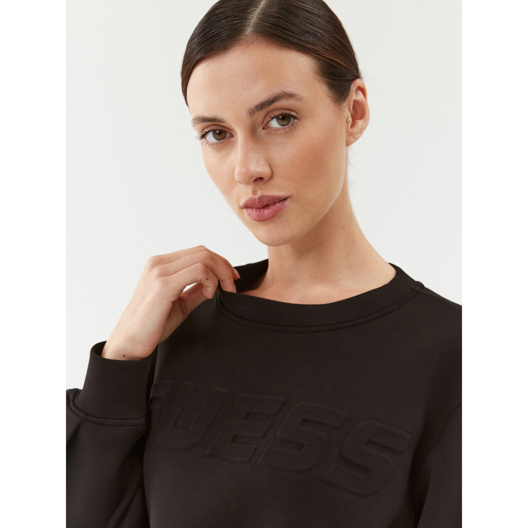 Guess Bluză Cindra V3BQ15 K7UW2 Negru Regular Fit - Pled.ro