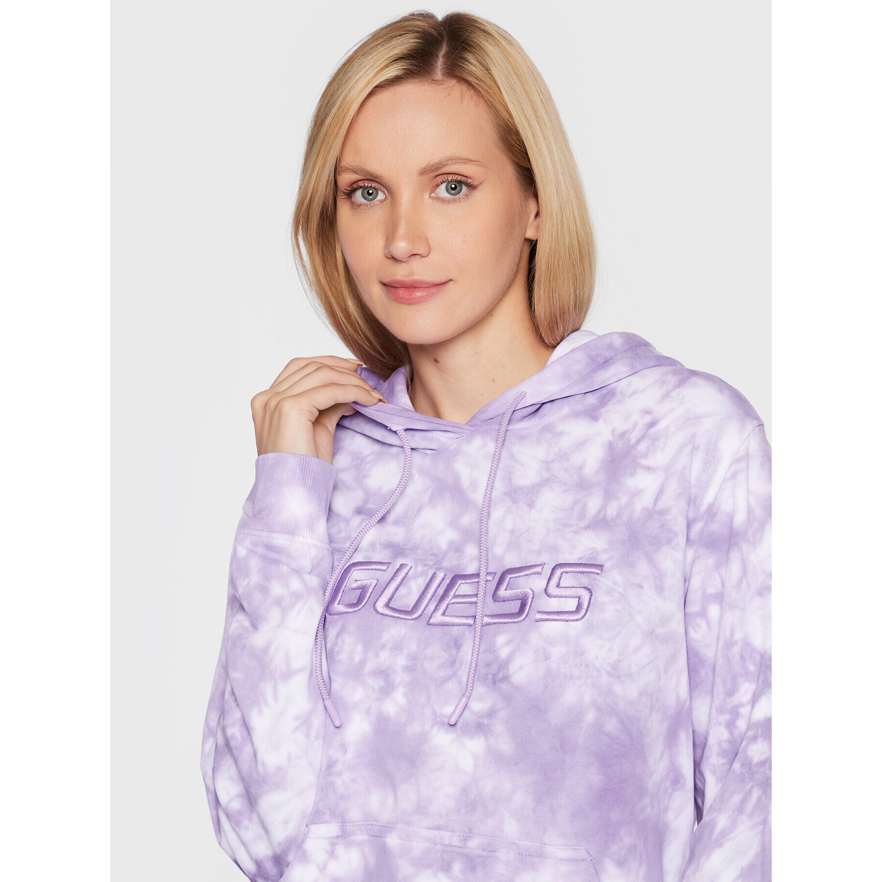 Guess Bluză Dora V2BQ05 K68I0 Violet Regular Fit - Pled.ro