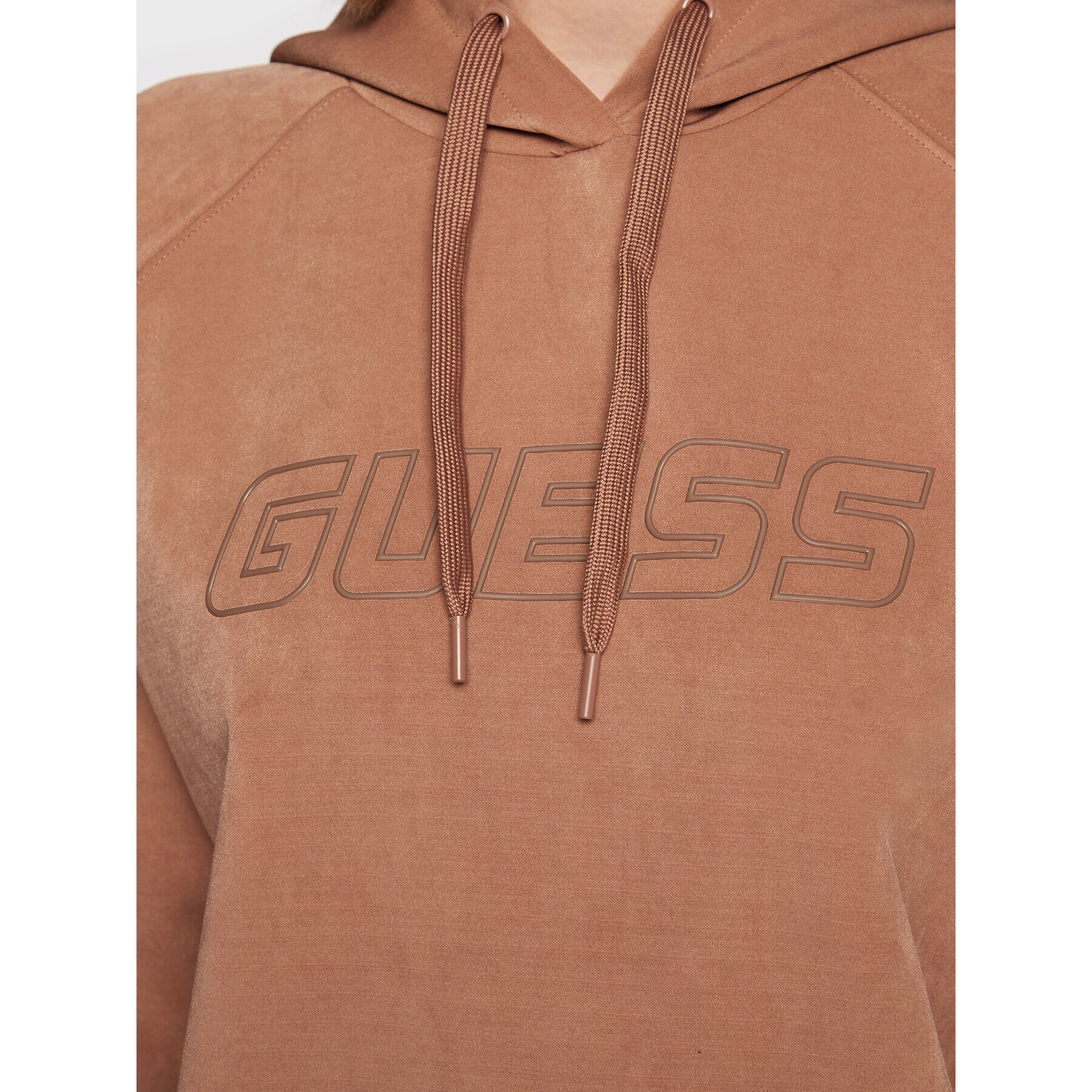 Guess Bluză Euphemia V2BQ01 KBC00 Maro Regular Fit - Pled.ro