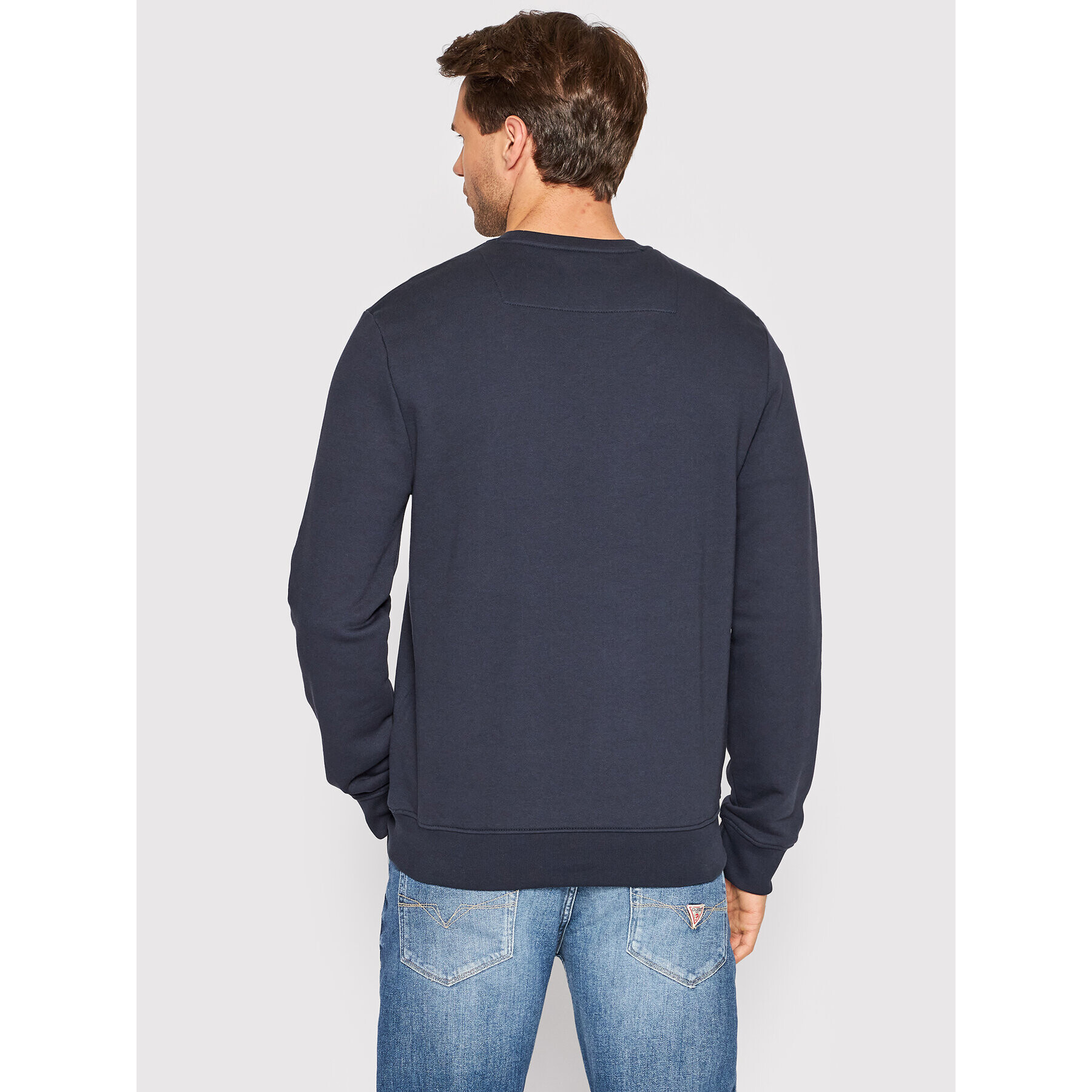 Guess Bluză Febo M2YQ27 KBA10 Bleumarin Slim Fit - Pled.ro