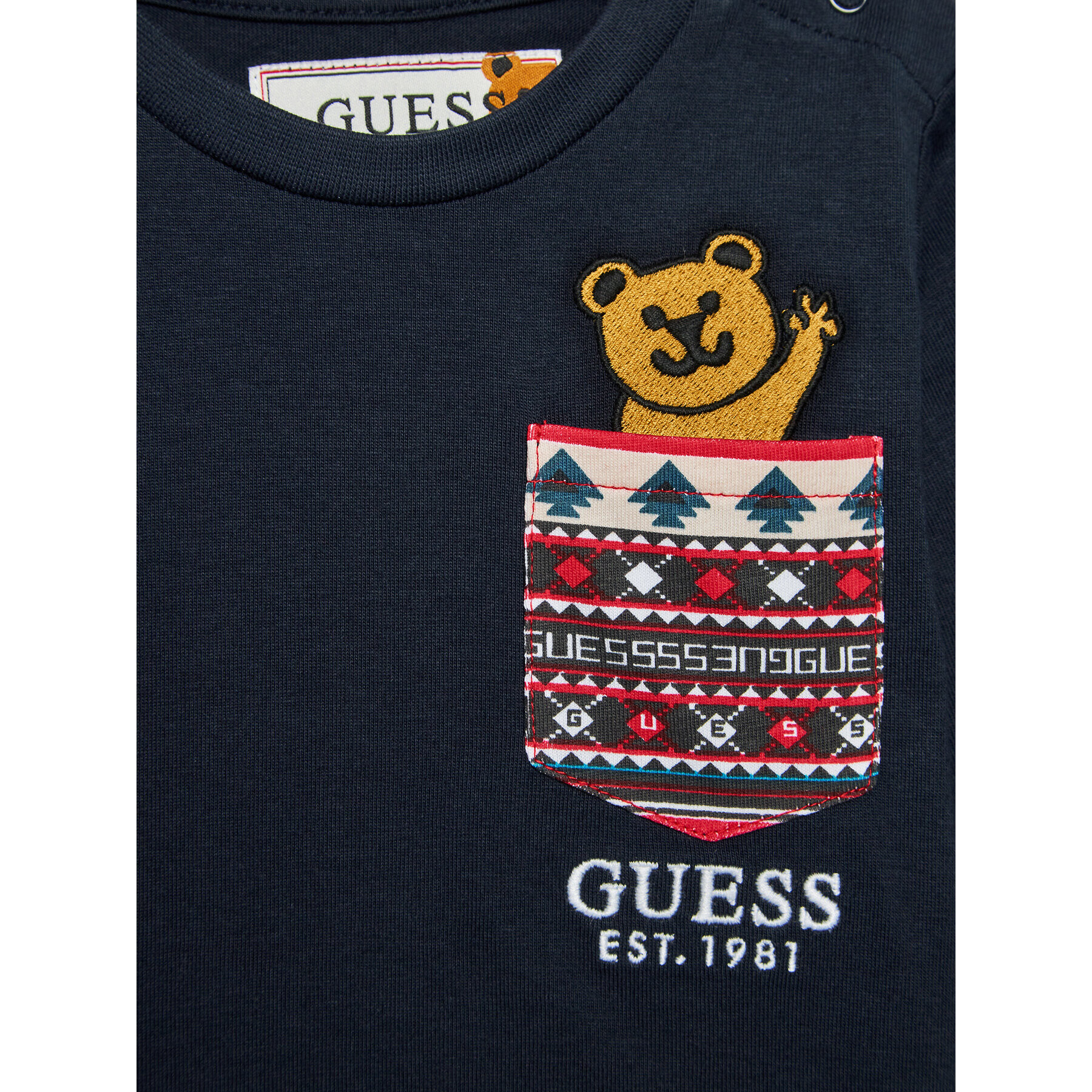 Guess Bluză I3BI04 I3Z13 Albastru Regular Fit - Pled.ro