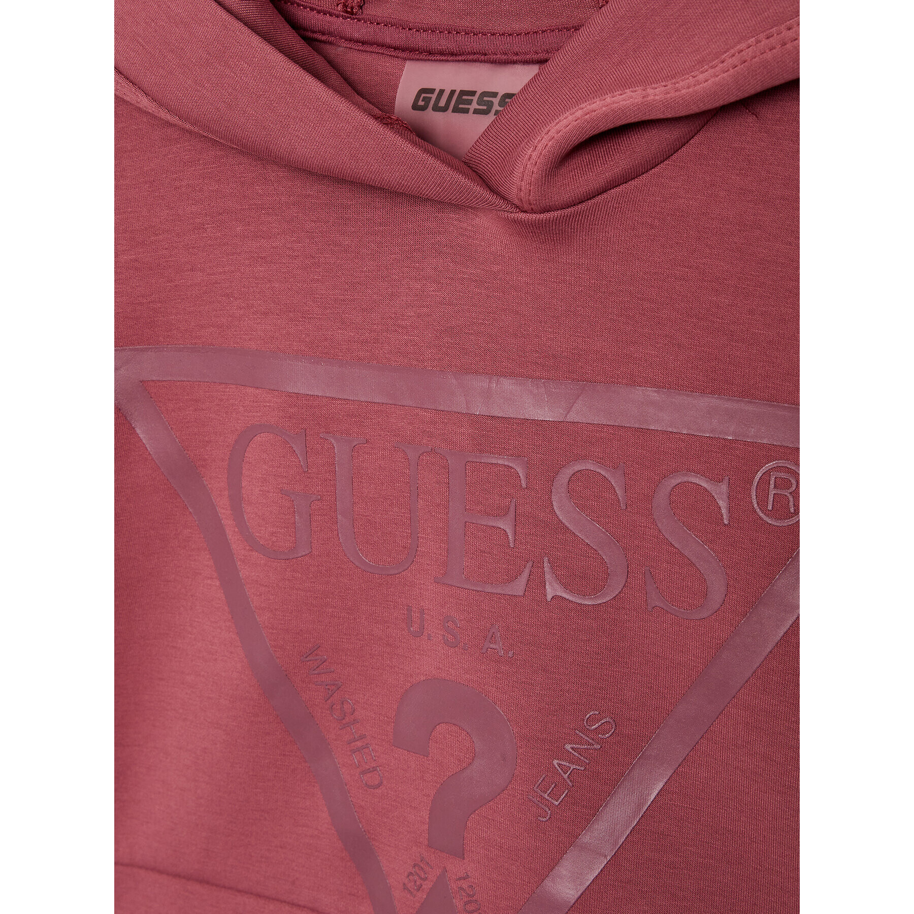 Guess Bluză J2BQ35 FL03S Roz Regular Fit - Pled.ro