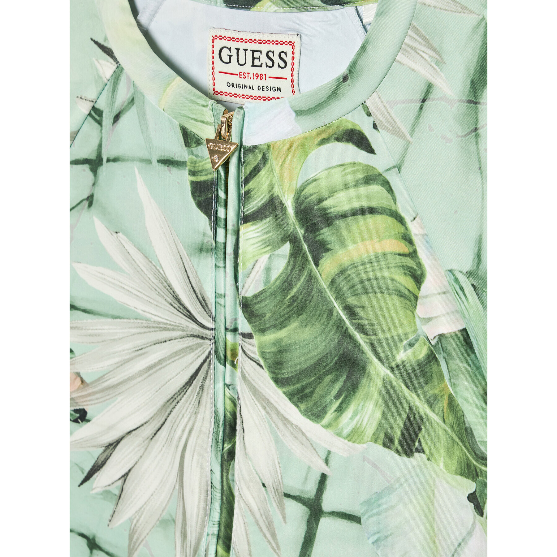 Guess Bluză J2GQ01 MC01P Verde Regular Fit - Pled.ro