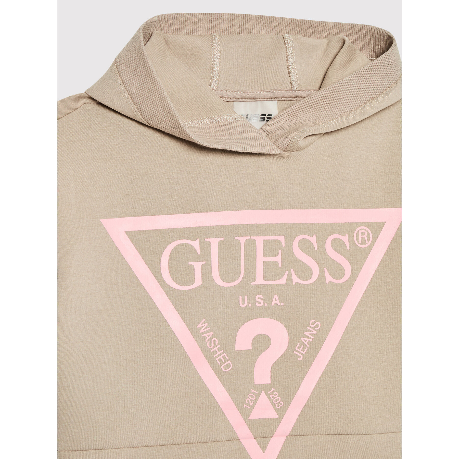 Guess Bluză J2RQ22 KAMN2 Bej Regular Fit - Pled.ro