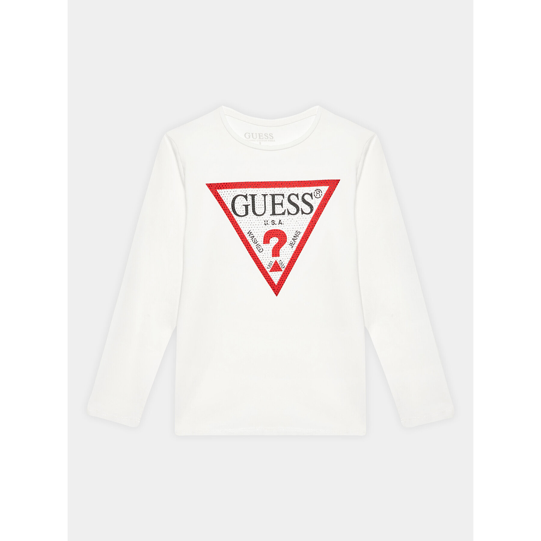 Guess Bluză J2YI50 K6YW1 Alb Regular Fit - Pled.ro