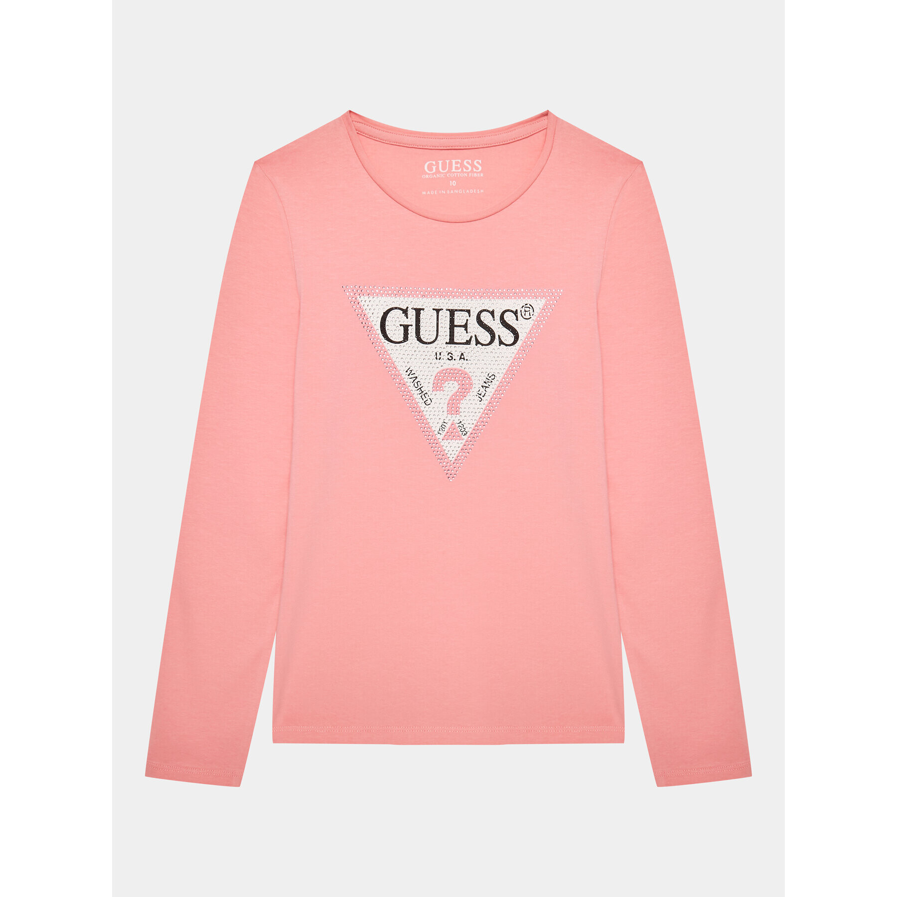 Guess Bluză J2YI50 K6YW1 Roz Regular Fit - Pled.ro