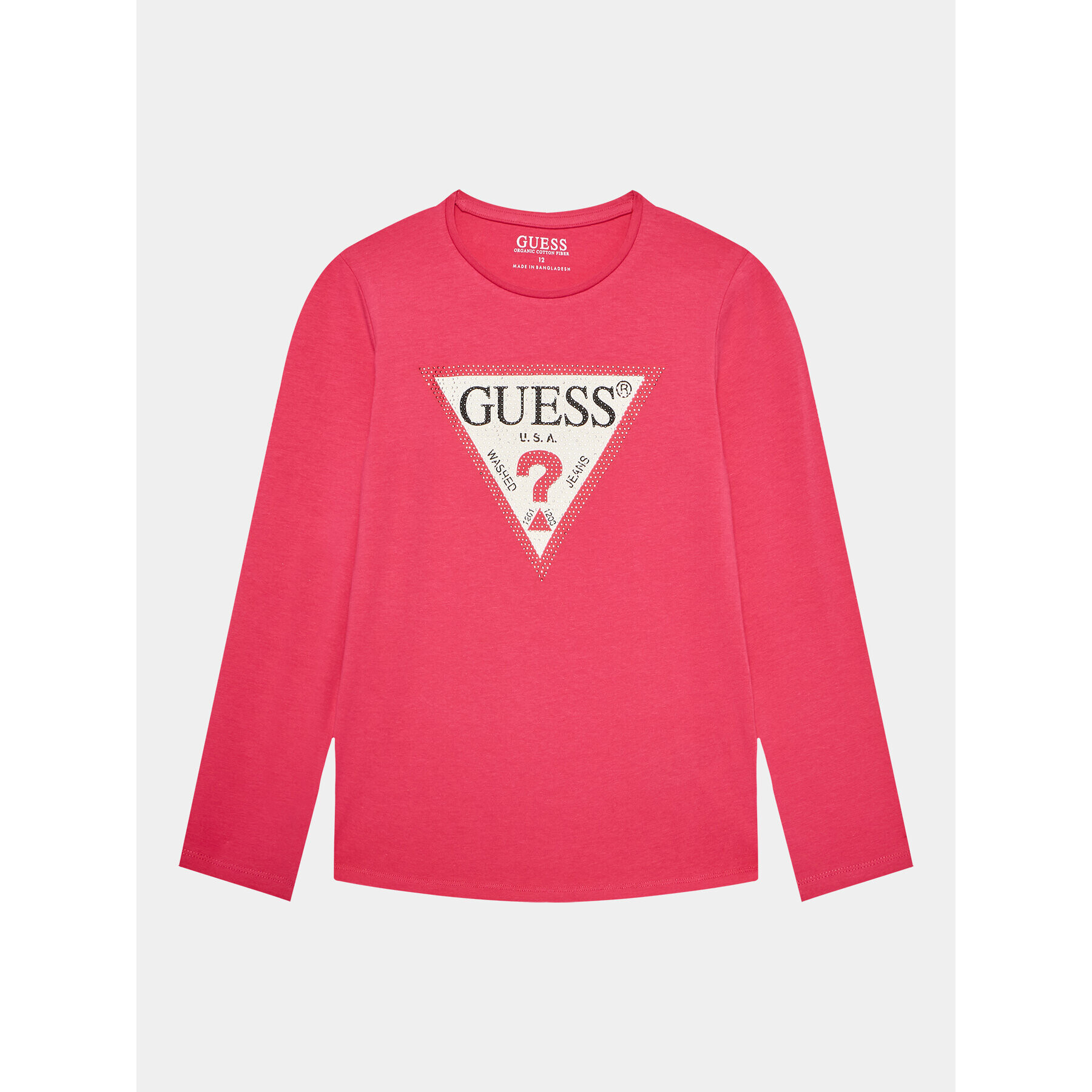 Guess Bluză J2YI50 K6YW1 Roz Regular Fit - Pled.ro