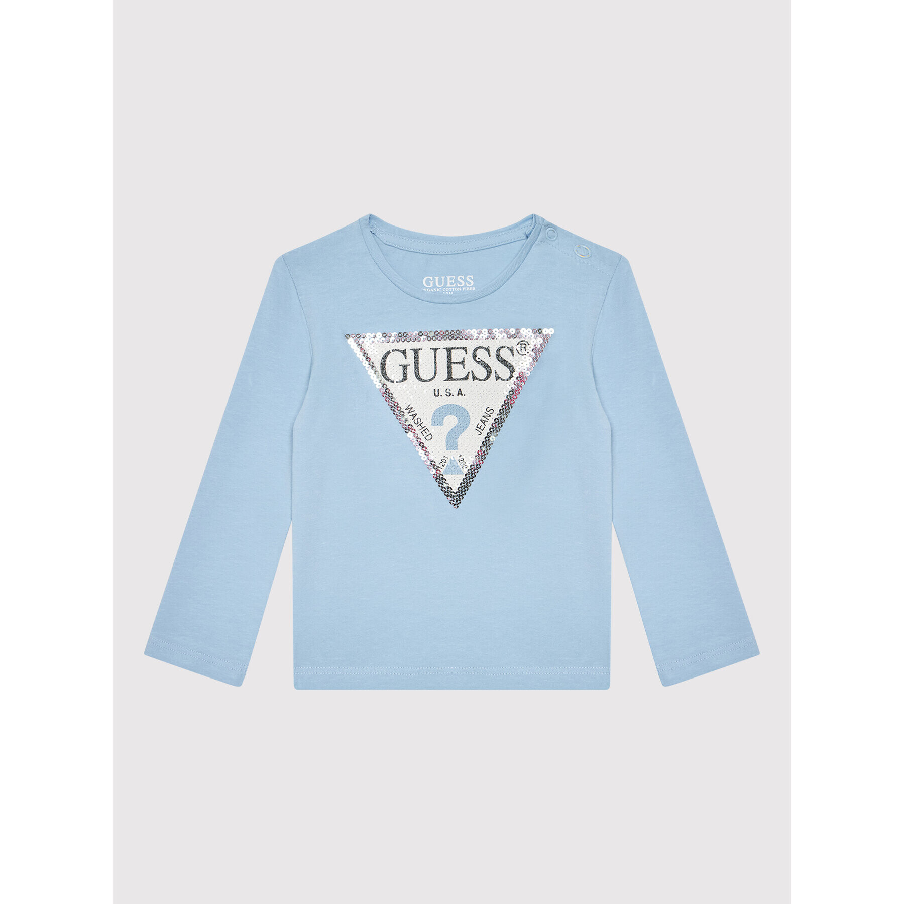 Guess Bluză K1YI29 K6YW1 Albastru Regular Fit - Pled.ro