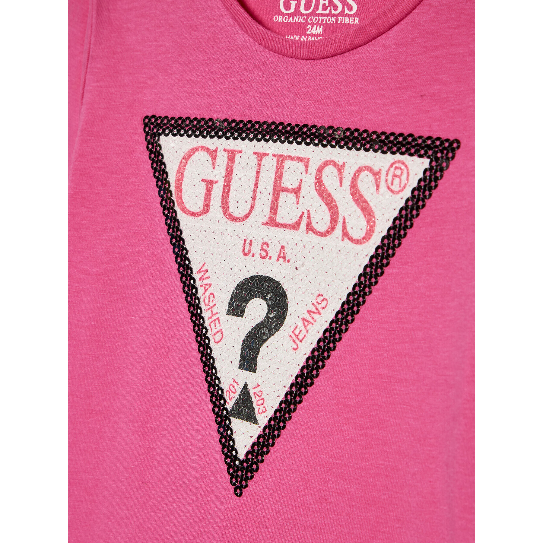 Guess Bluză K1YI29 K6YW1 Roz Regular Fit - Pled.ro