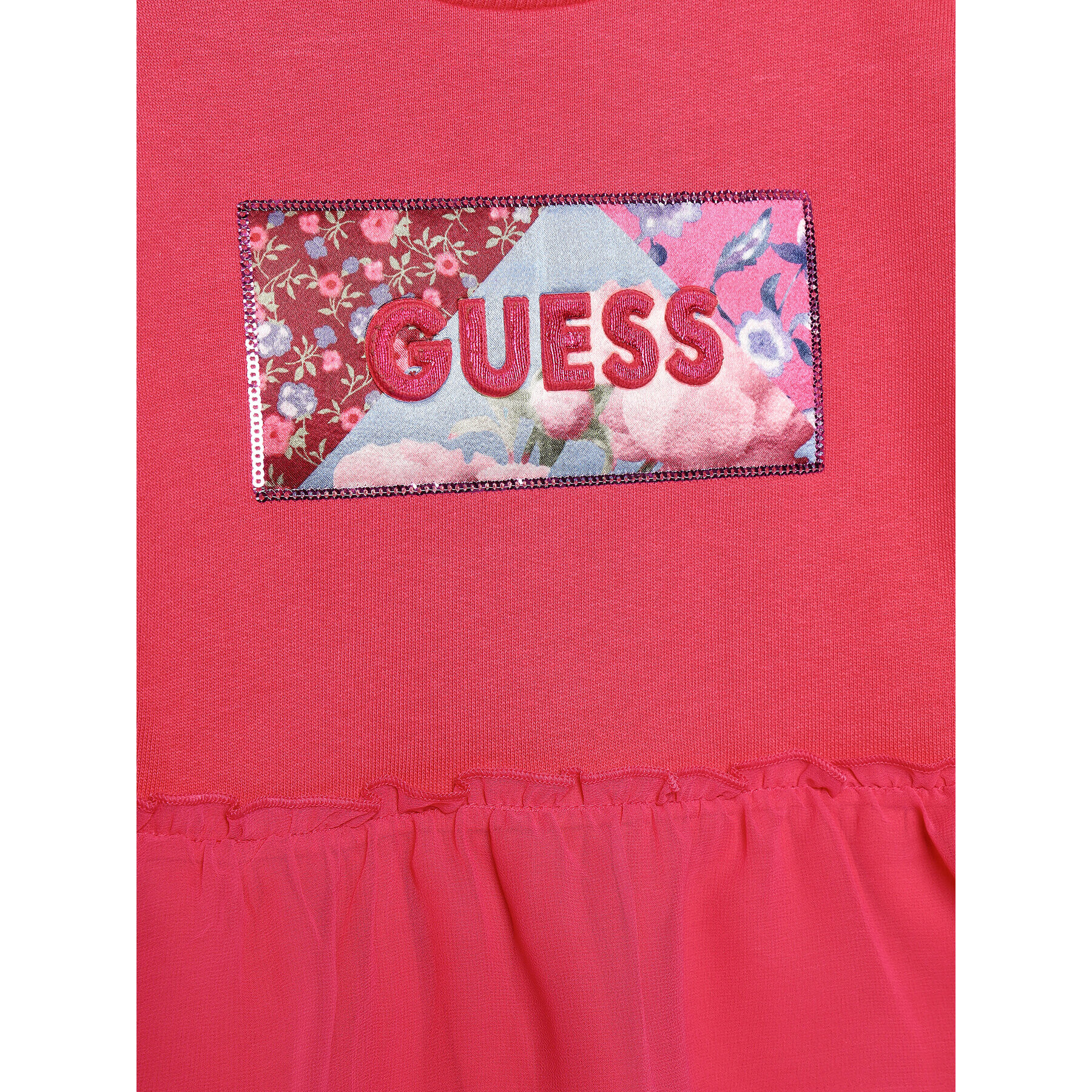 Guess Bluză K3BQ04 KAV34 Roz Regular Fit - Pled.ro