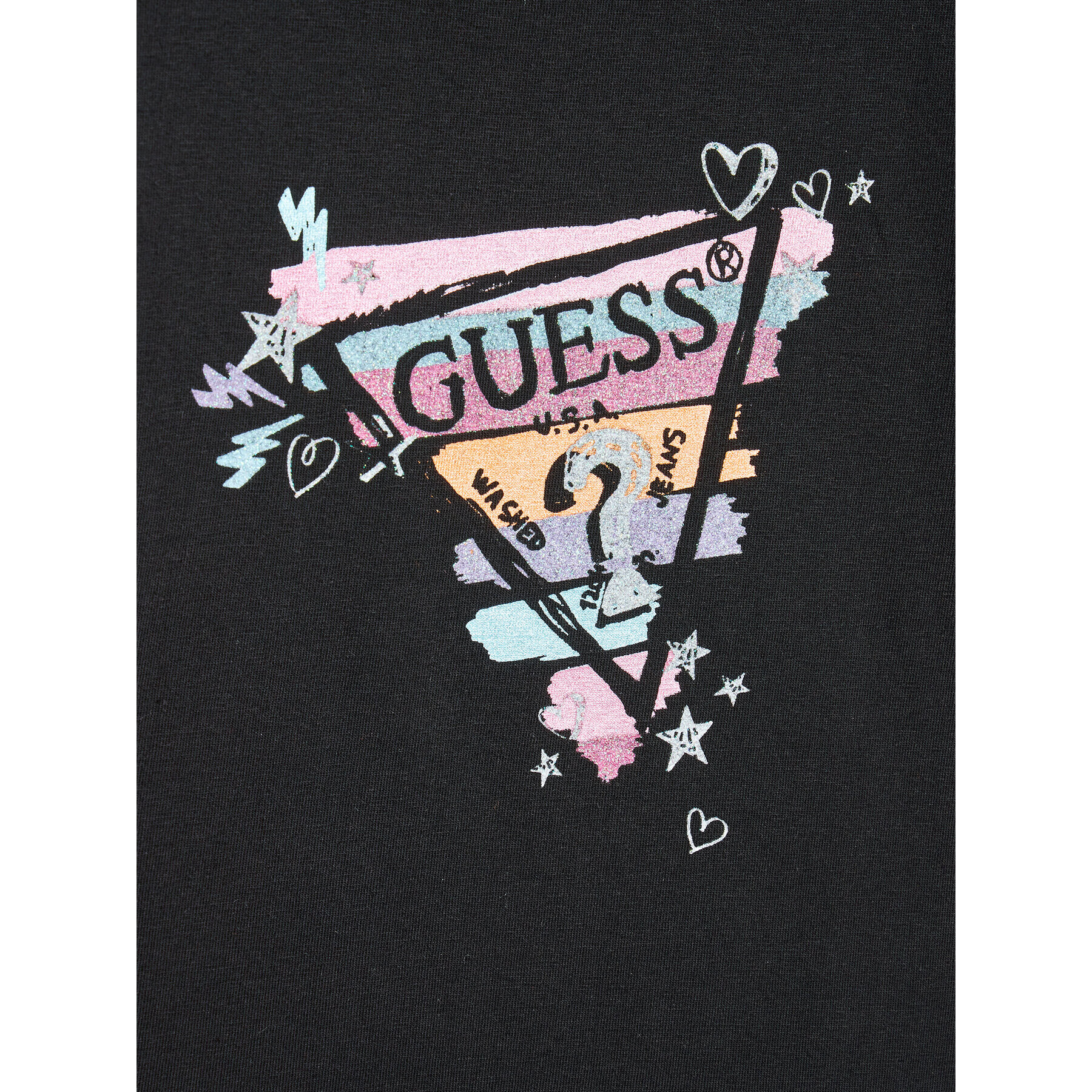 Guess Bluză K3RI01 K6YW3 Negru Regular Fit - Pled.ro