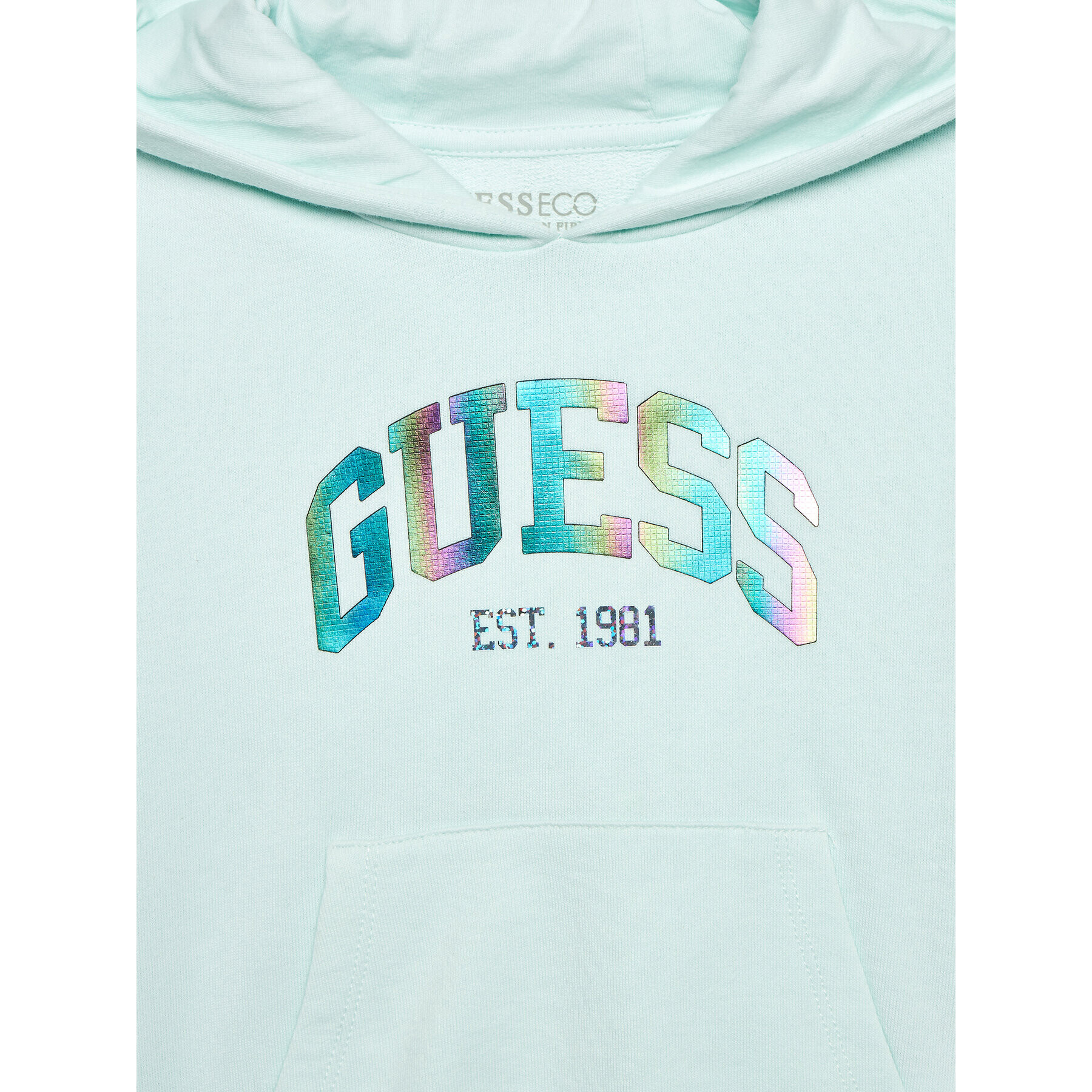 Guess Bluză K3RQ02 KA6R0 Verde Regular Fit - Pled.ro