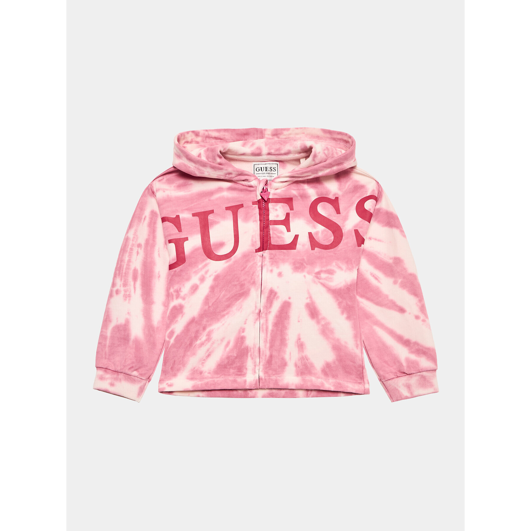 Guess Bluză K3YQ00 KA6R3 Roz Regular Fit - Pled.ro