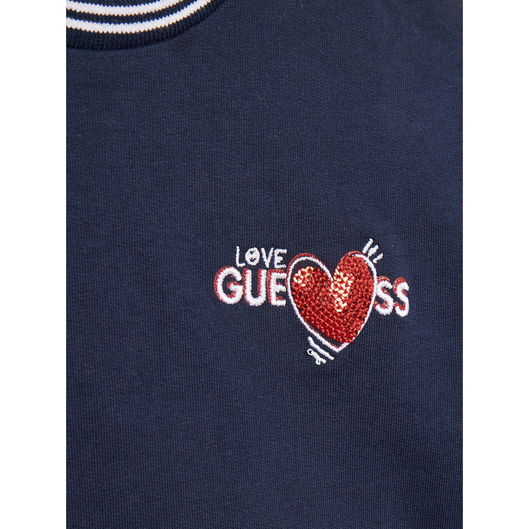 Guess Bluză K3YQ06 KA6R0 Bleumarin Regular Fit - Pled.ro