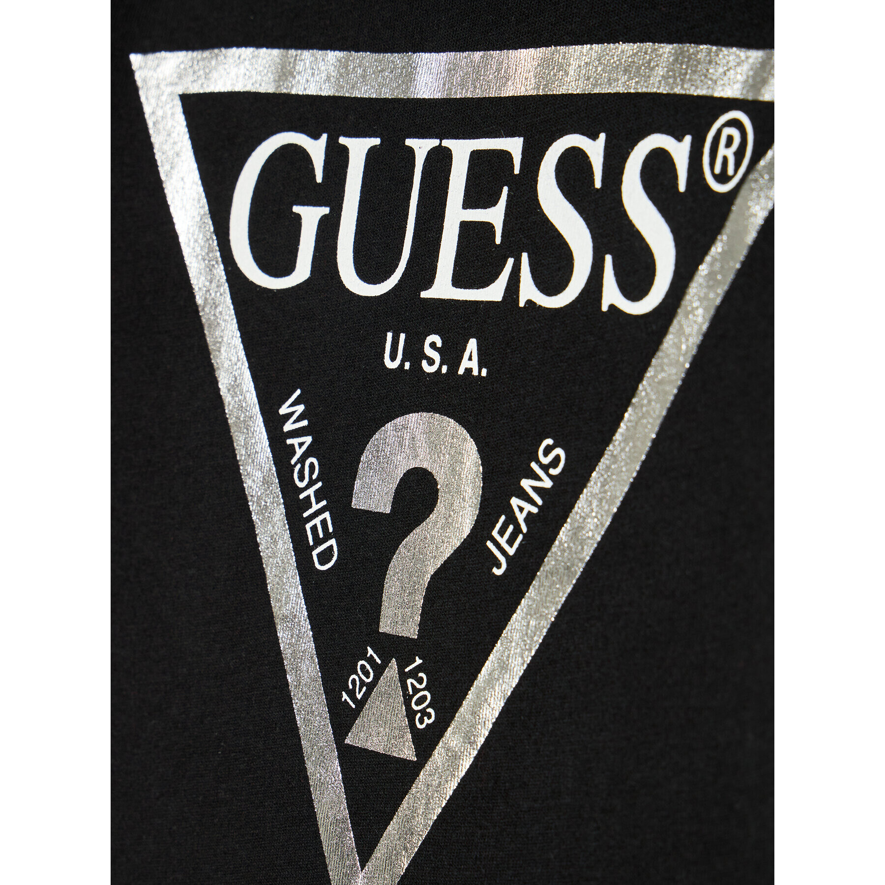 Guess Bluză K84I18 K8HM0 Negru Slim Fit - Pled.ro