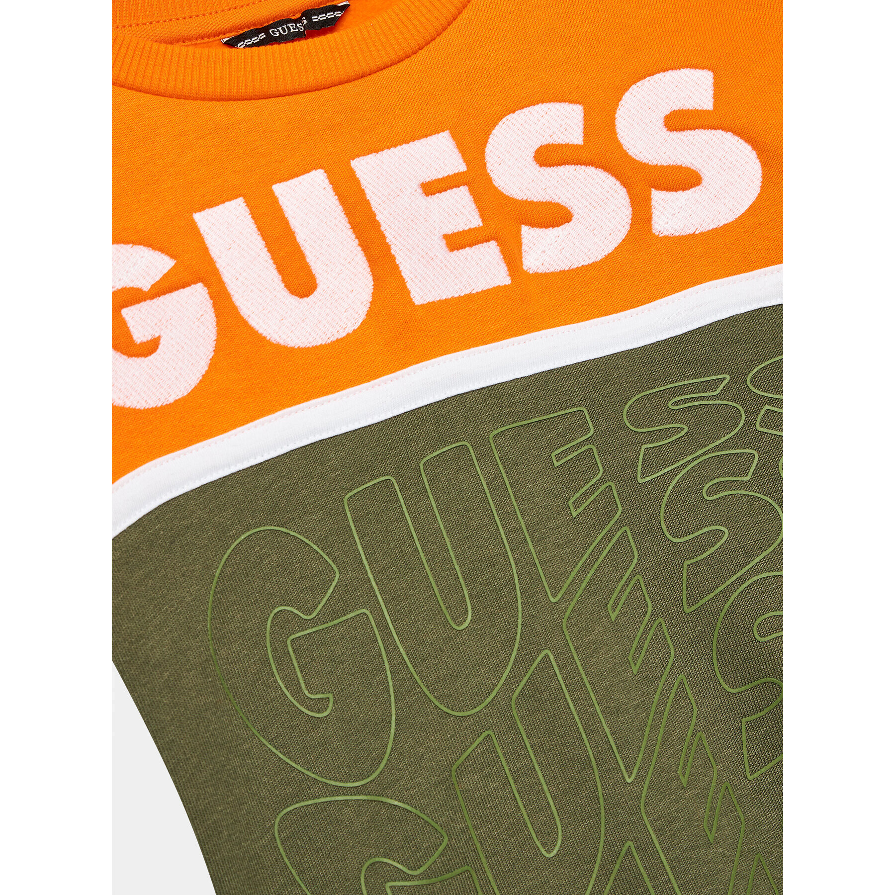 Guess Bluză L3BQ02 KAX73 Kaki Regular Fit - Pled.ro