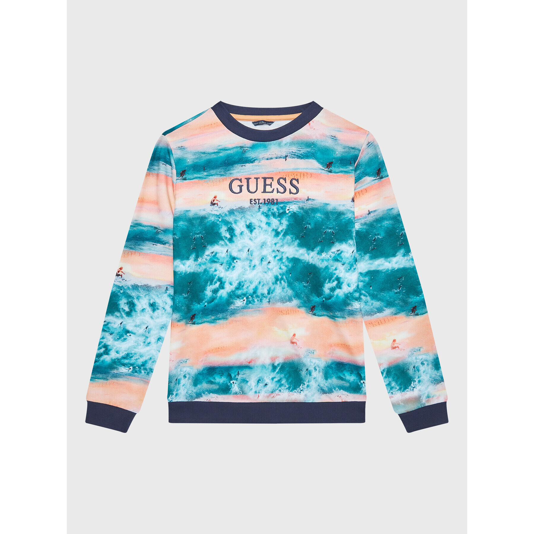 Guess Bluză L3GQ01 KA6R3 Colorat Regular Fit - Pled.ro