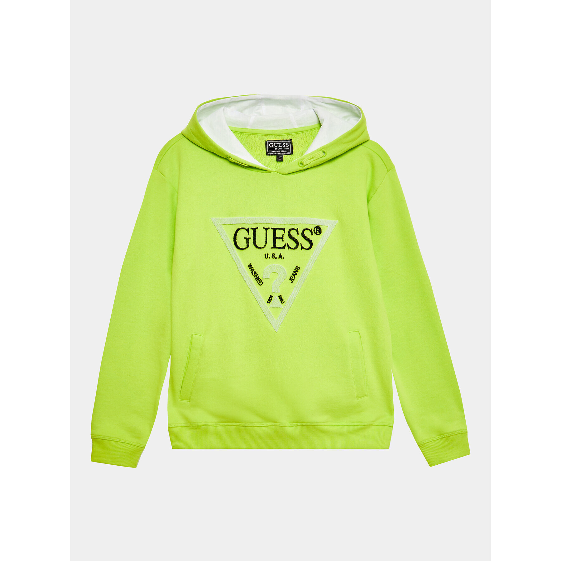 Guess Bluză L3YQ04 KAD73 Verde Regular Fit - Pled.ro