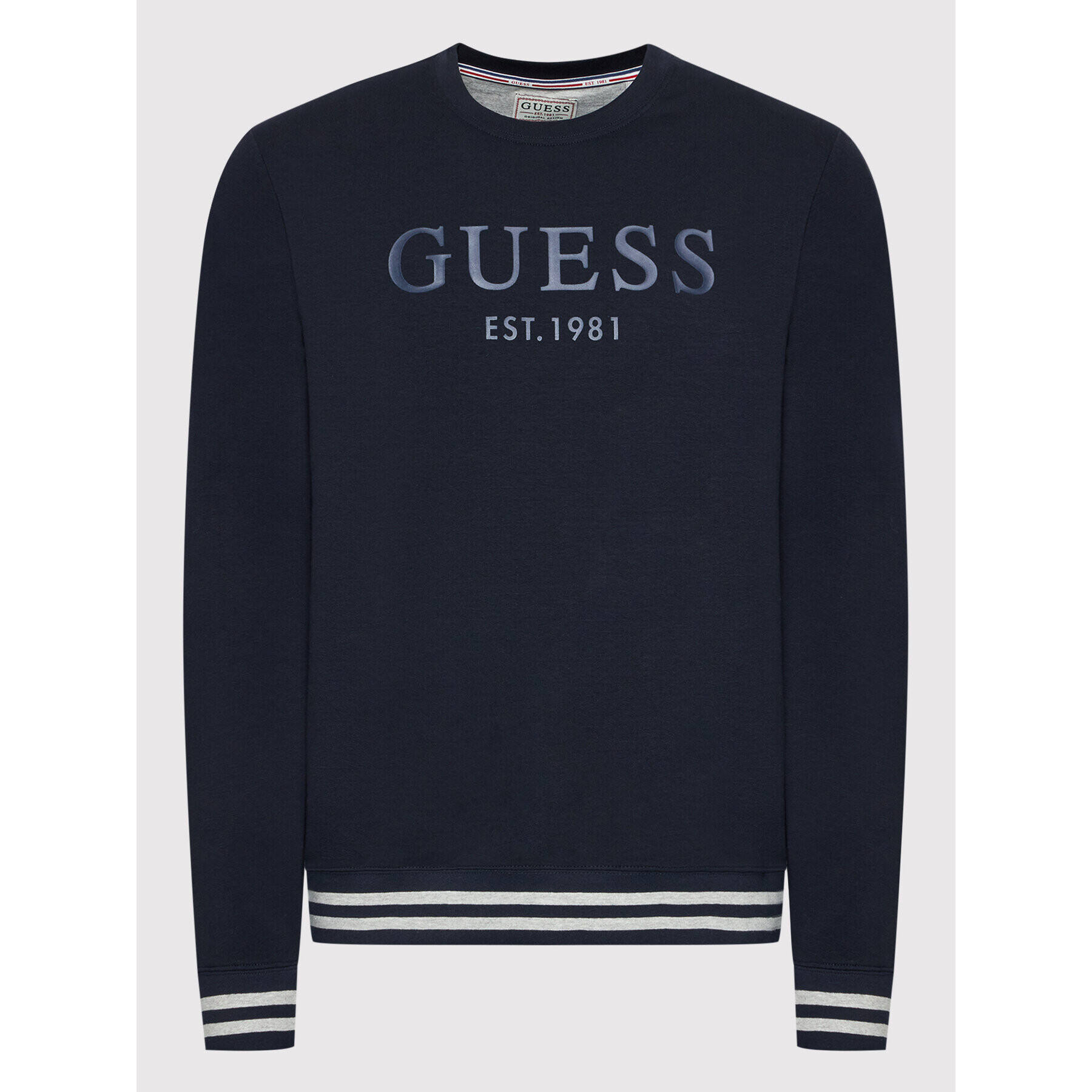 Guess Bluză M2RQ08 K6ZS1 Bleumarin Regular Fit - Pled.ro