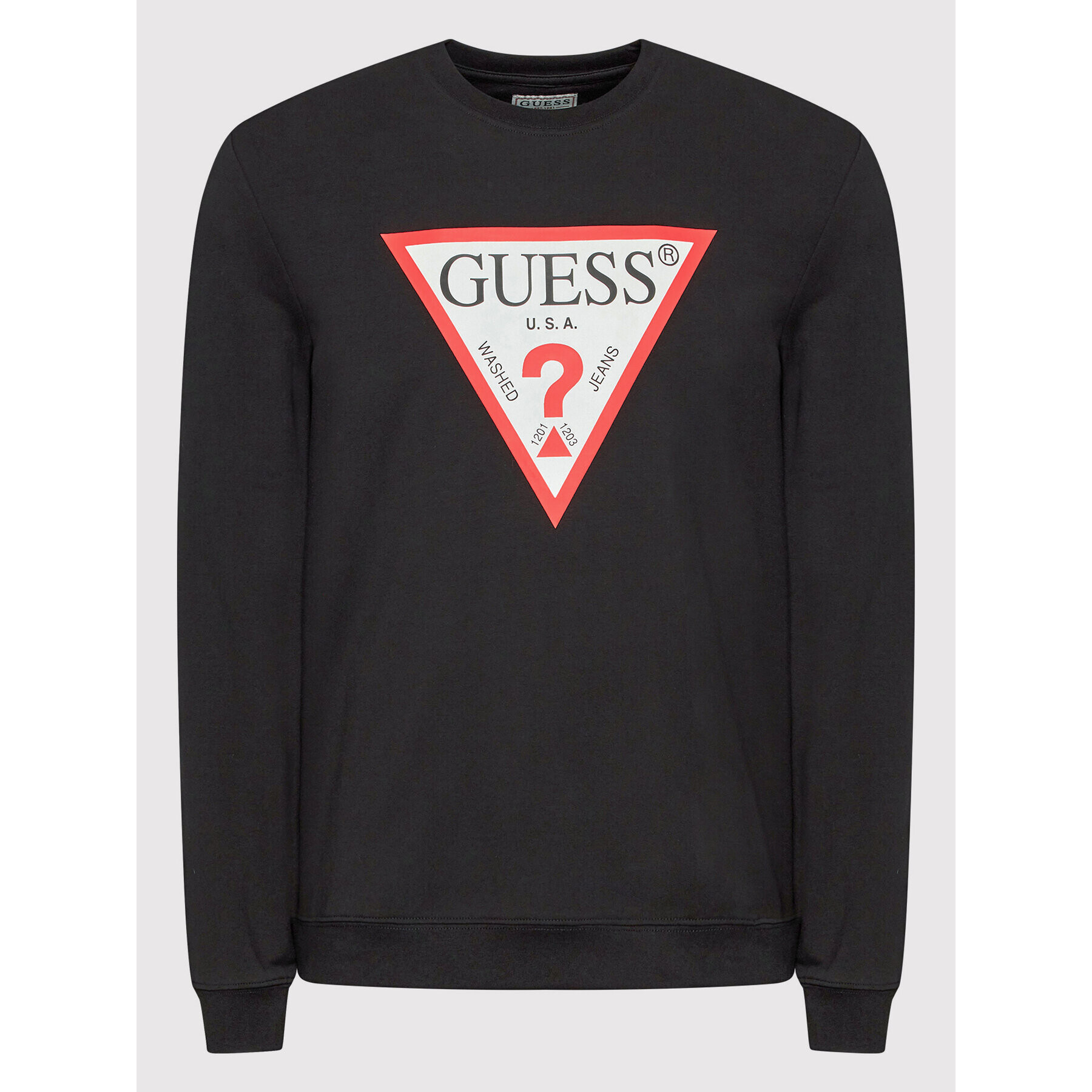 Guess Bluză M2YQ37 K6ZS1 Negru Regular Fit - Pled.ro