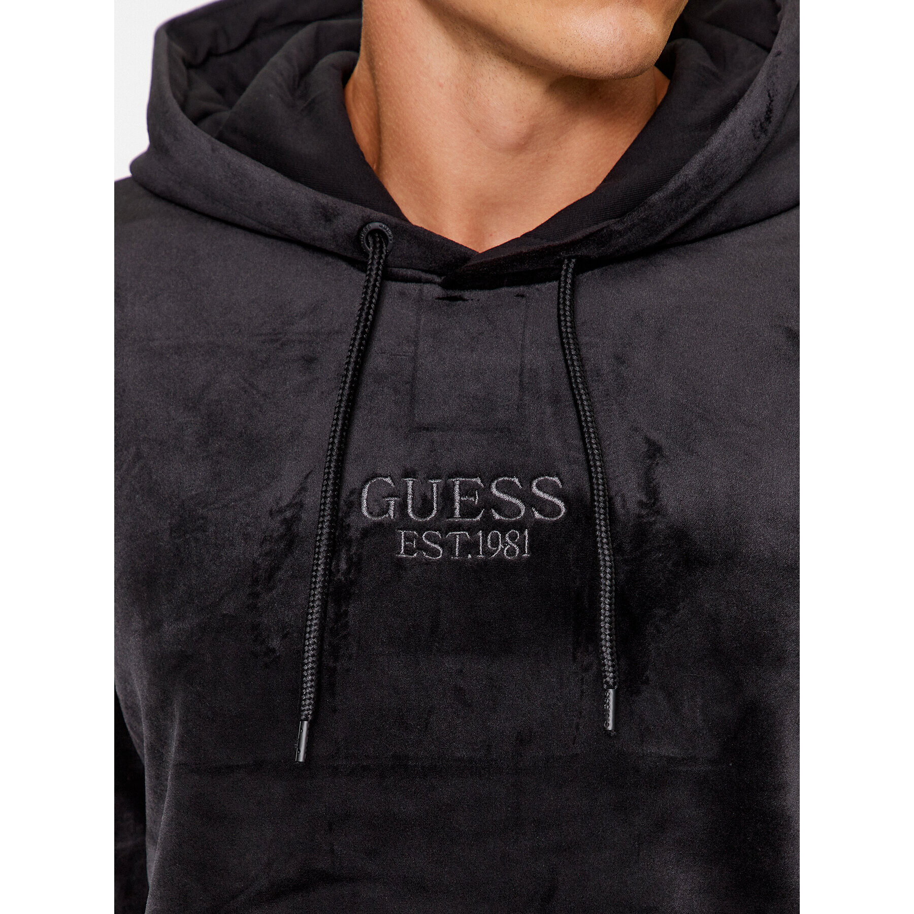 Guess Bluză M3BQ21 KAVQ0 Negru Regular Fit - Pled.ro