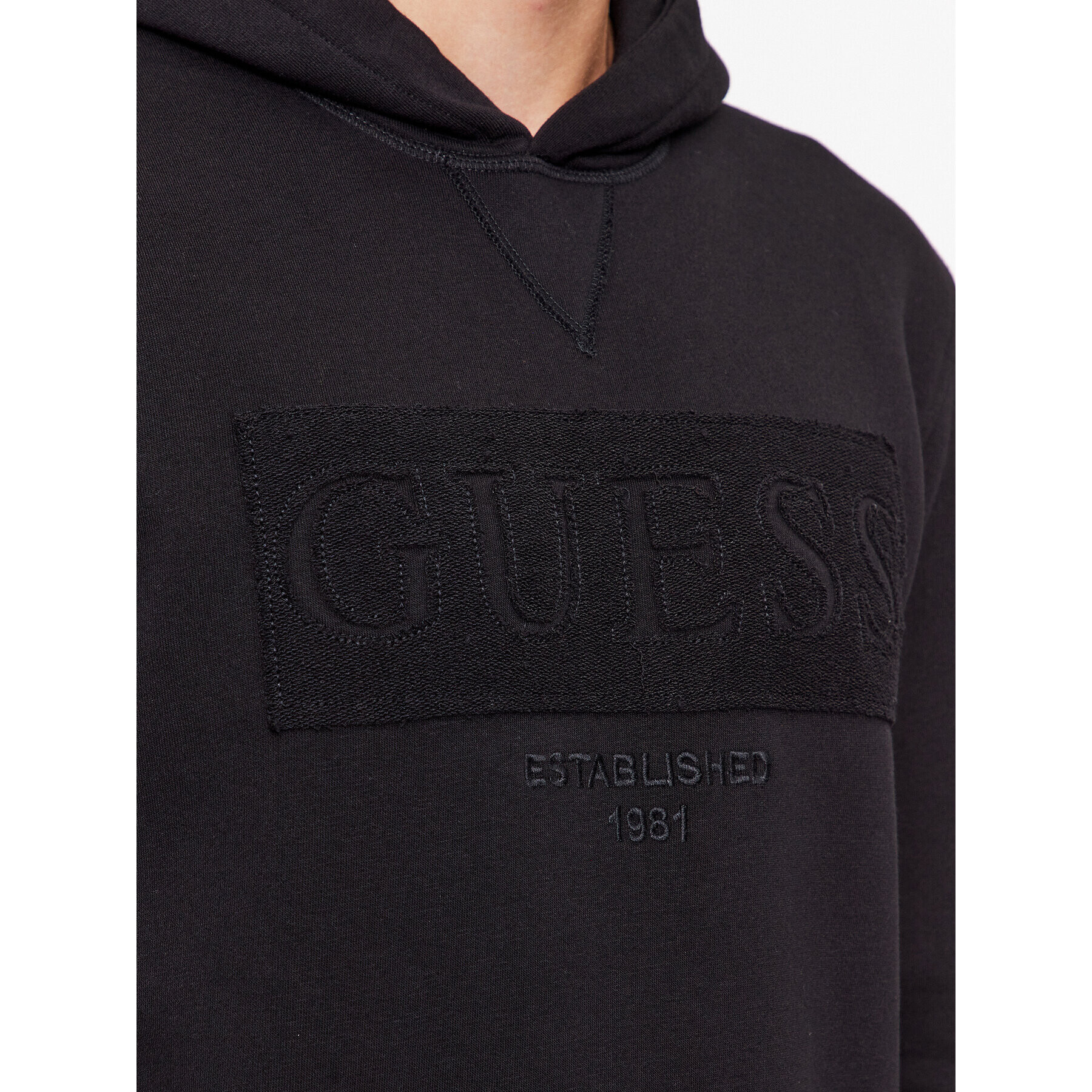 Guess Bluză M3BQ36 K9Z21 Negru Regular Fit - Pled.ro