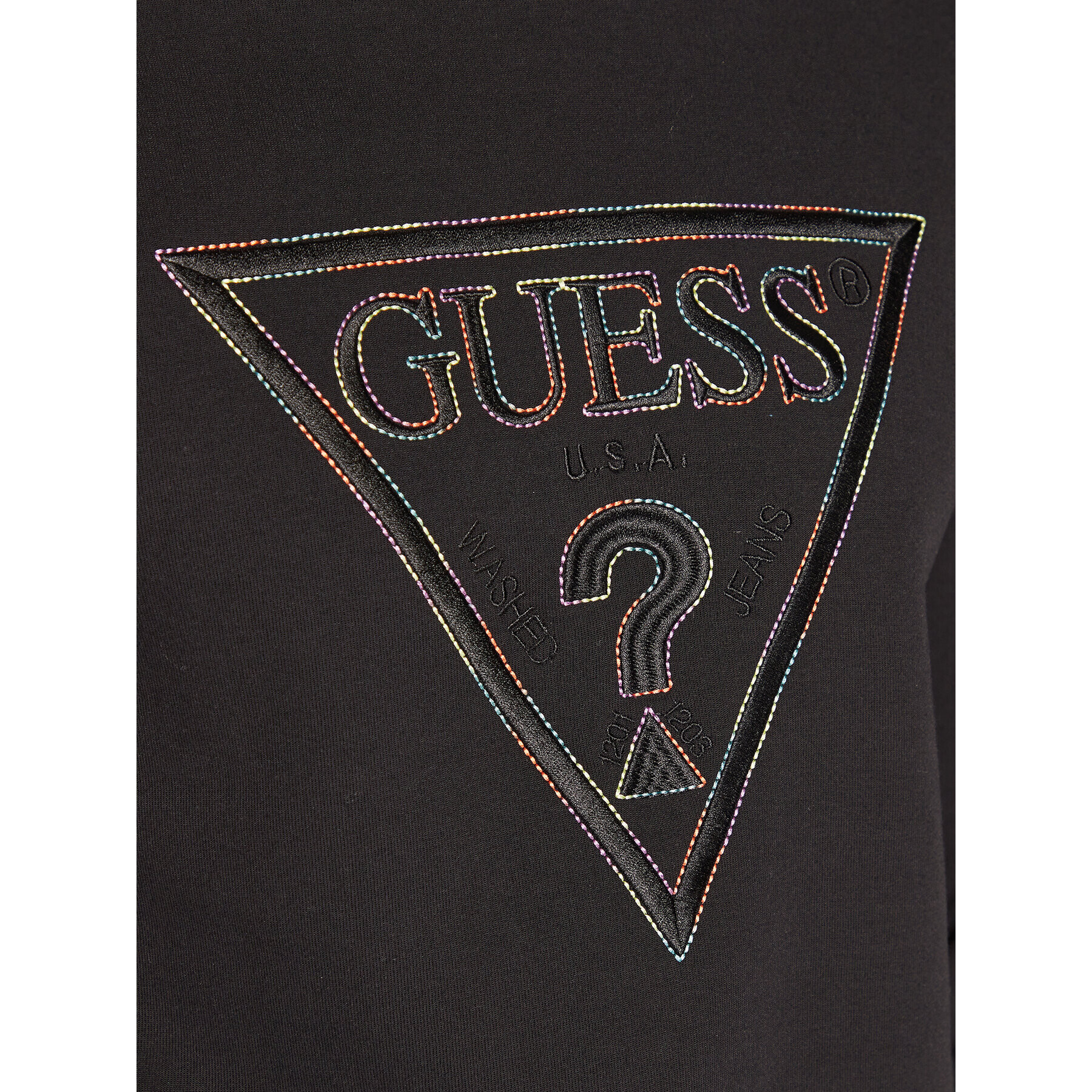 Guess Bluză M3RQ11 KBDE2 Negru Slim Fit - Pled.ro