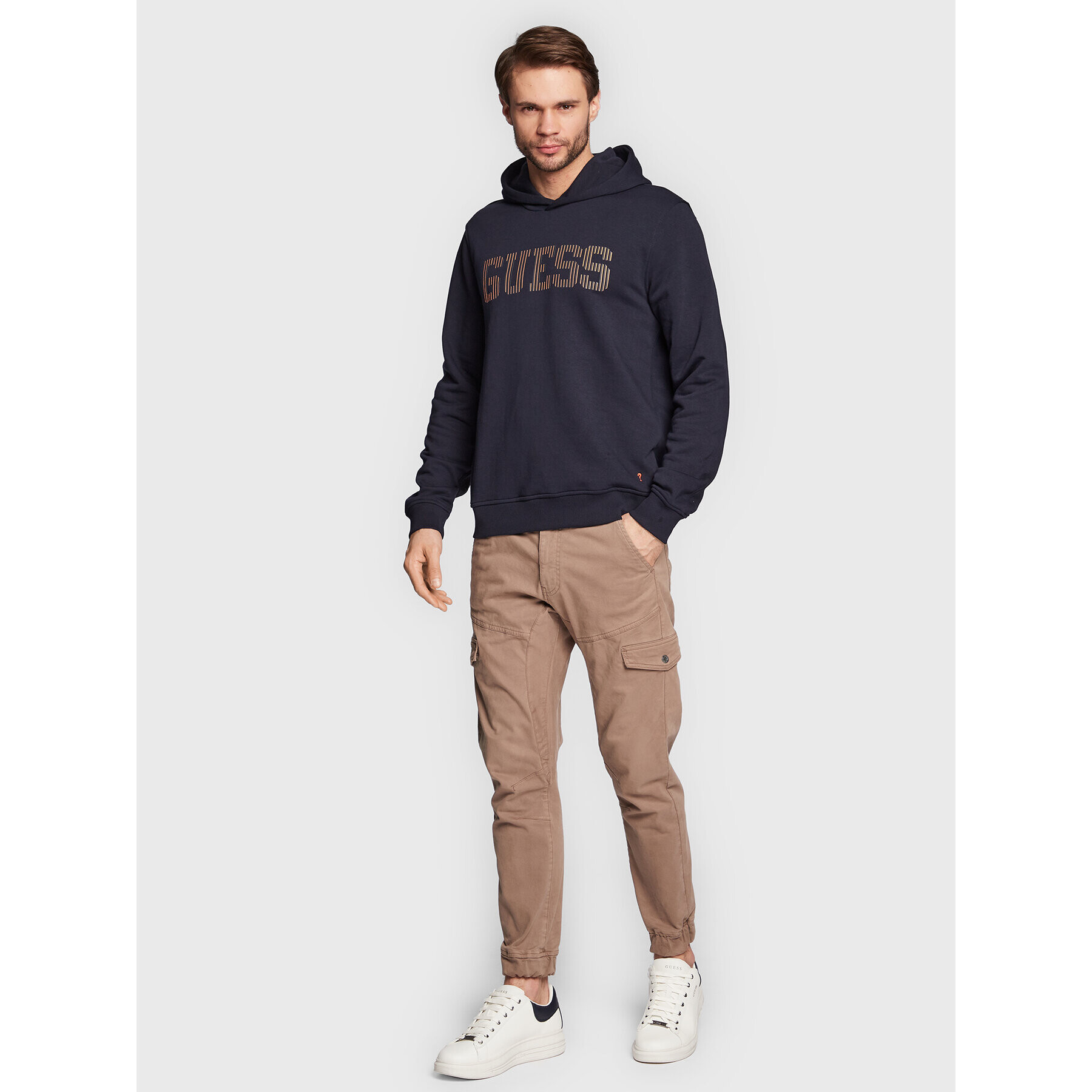 Guess Bluză M3RQ36 KBK32 Bleumarin Slim Fit - Pled.ro