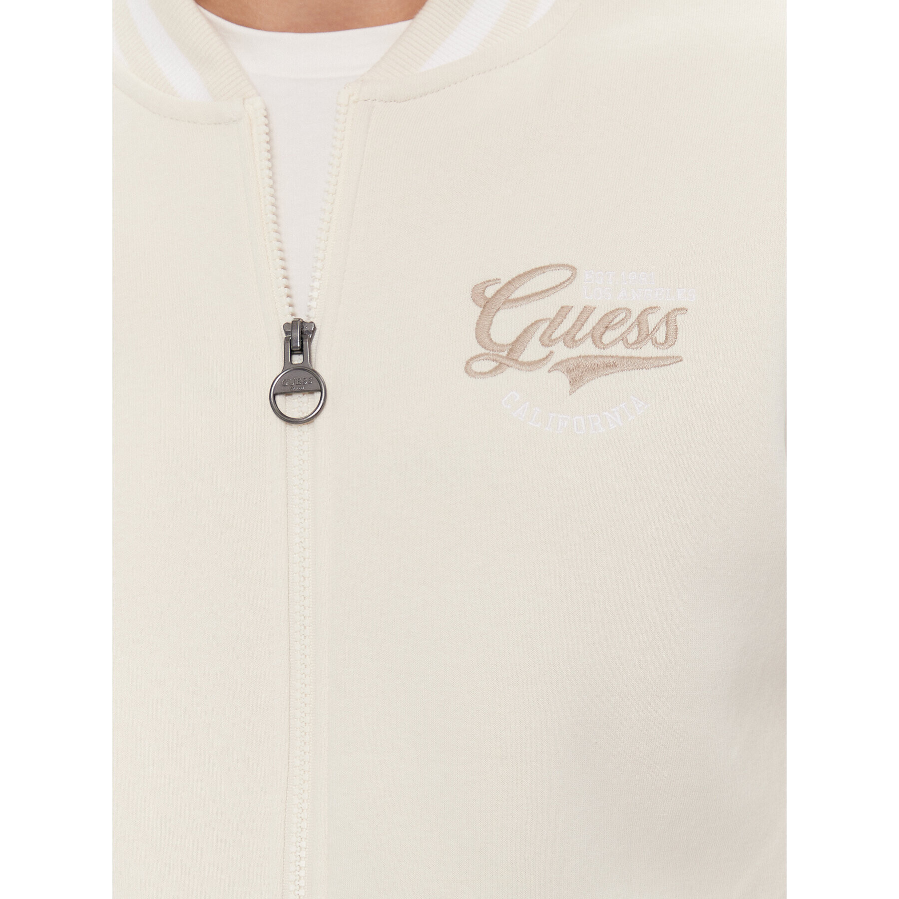 Guess Bluză M4RQ17 K9Z21 Écru Regular Fit - Pled.ro