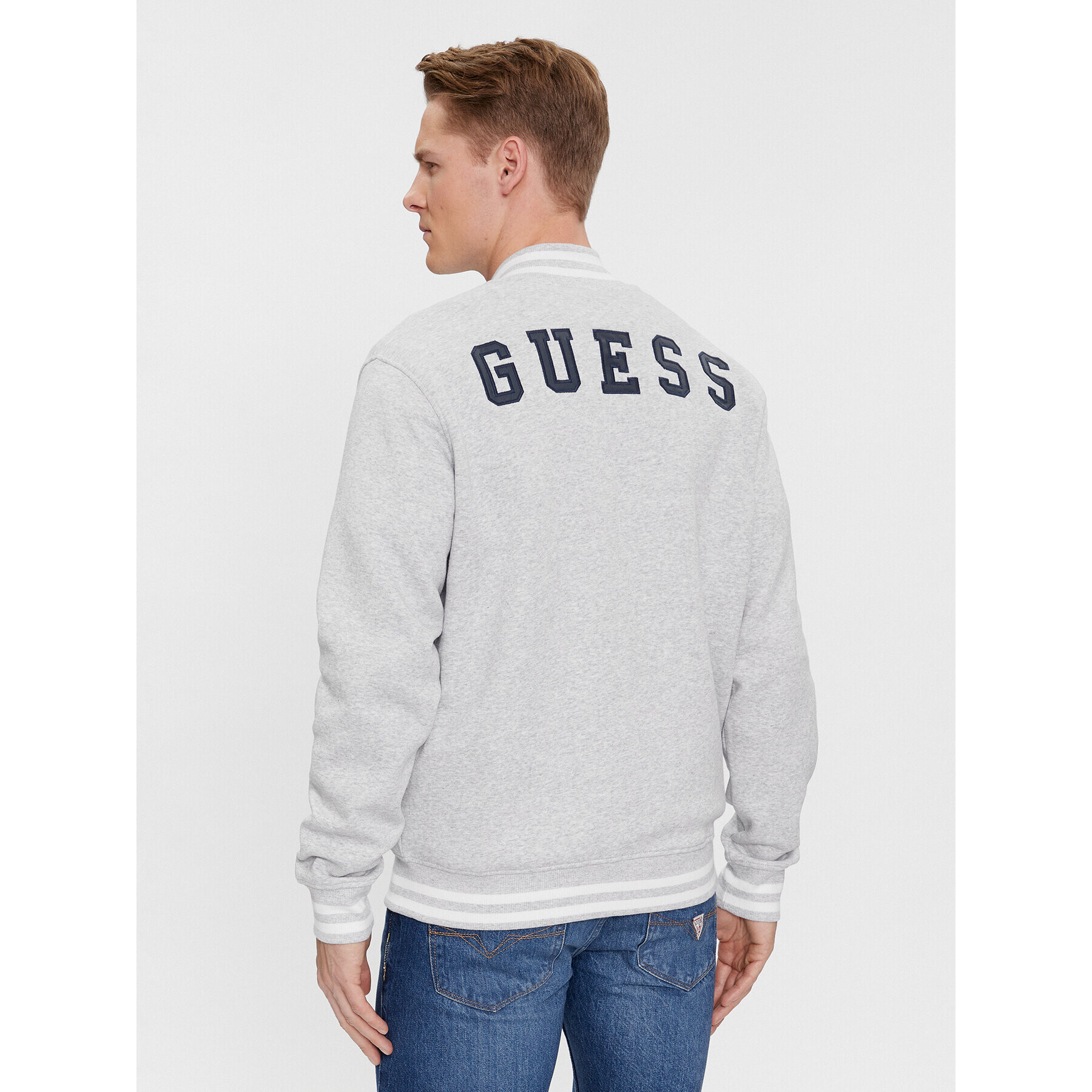 Guess Bluză M4RQ17 K9Z21 Gri Regular Fit - Pled.ro